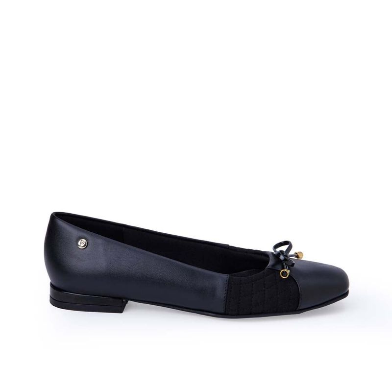 Piazza - Zapato Ballerina Casual WAL-2558 Negro Piazza