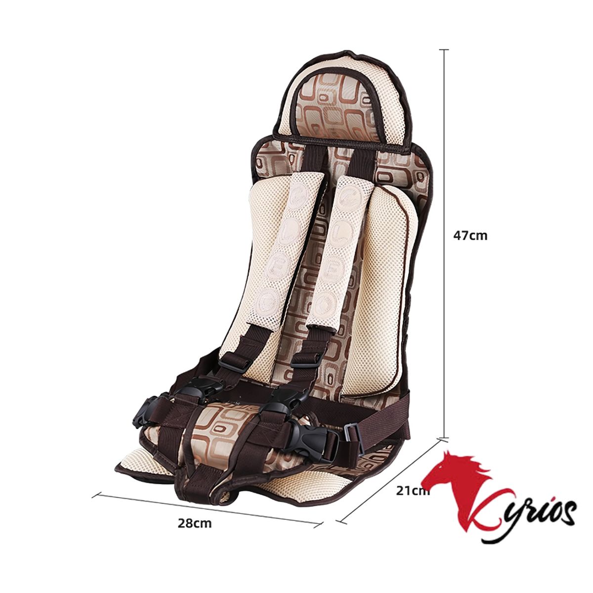 NO LOGO - Silla De Paseo Para Coche Para Niños Color Marrón