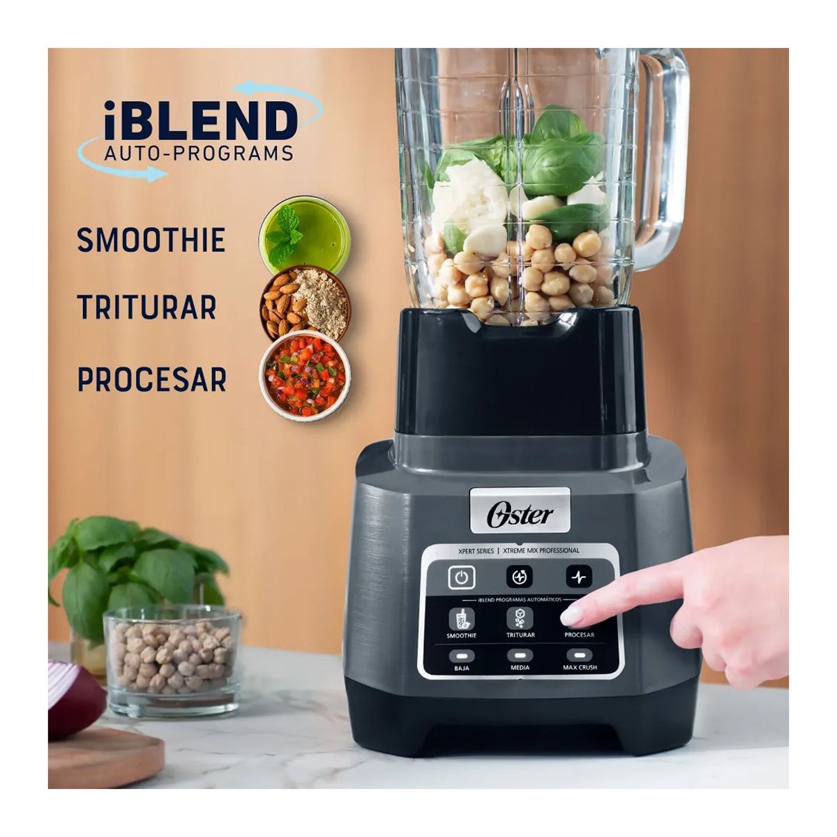OSTER - Licuadora Oster BLSTXPG-BGW MIX y MAX CRUSH con Vaso Blend