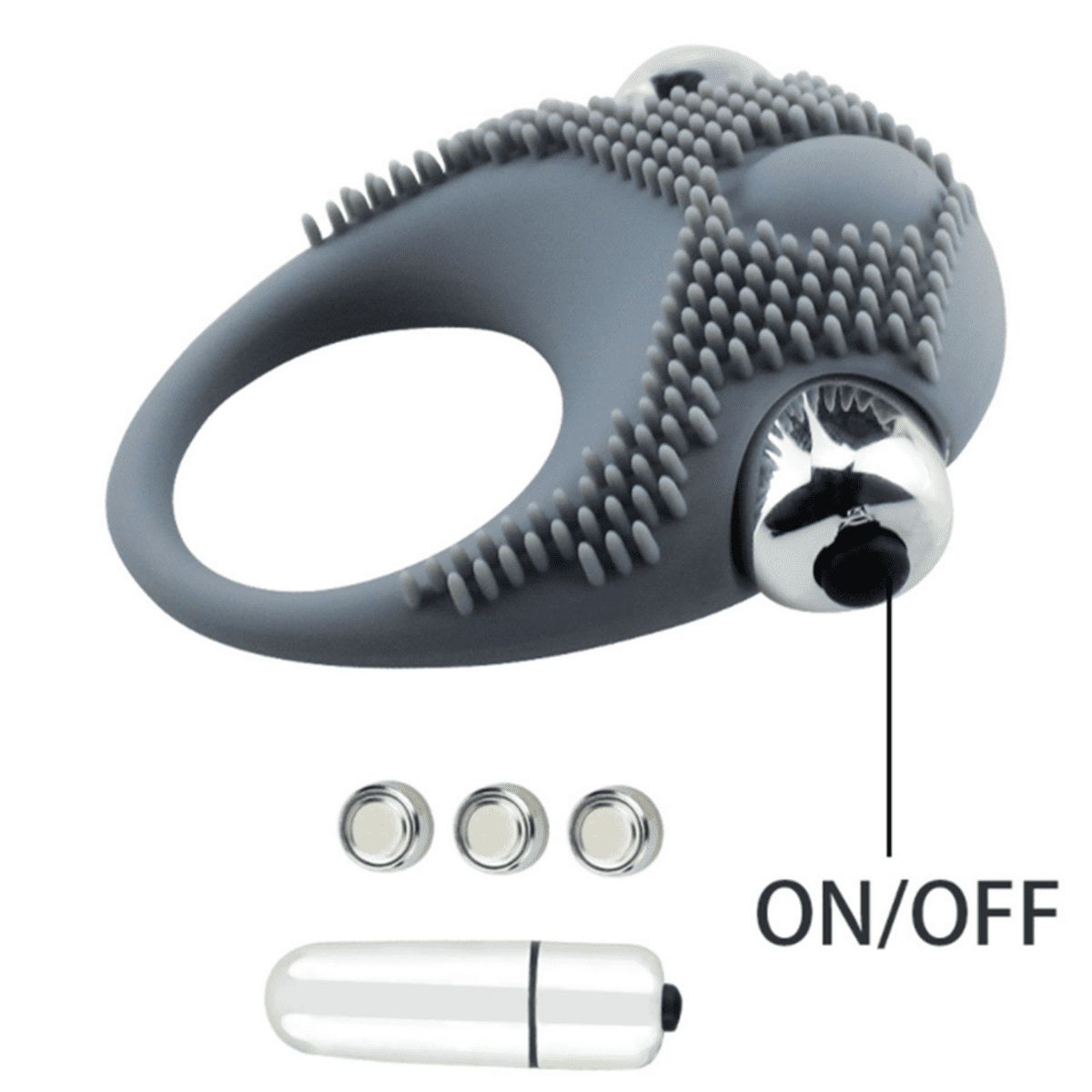 GENERICO - Anillo Vibrador-Plomo