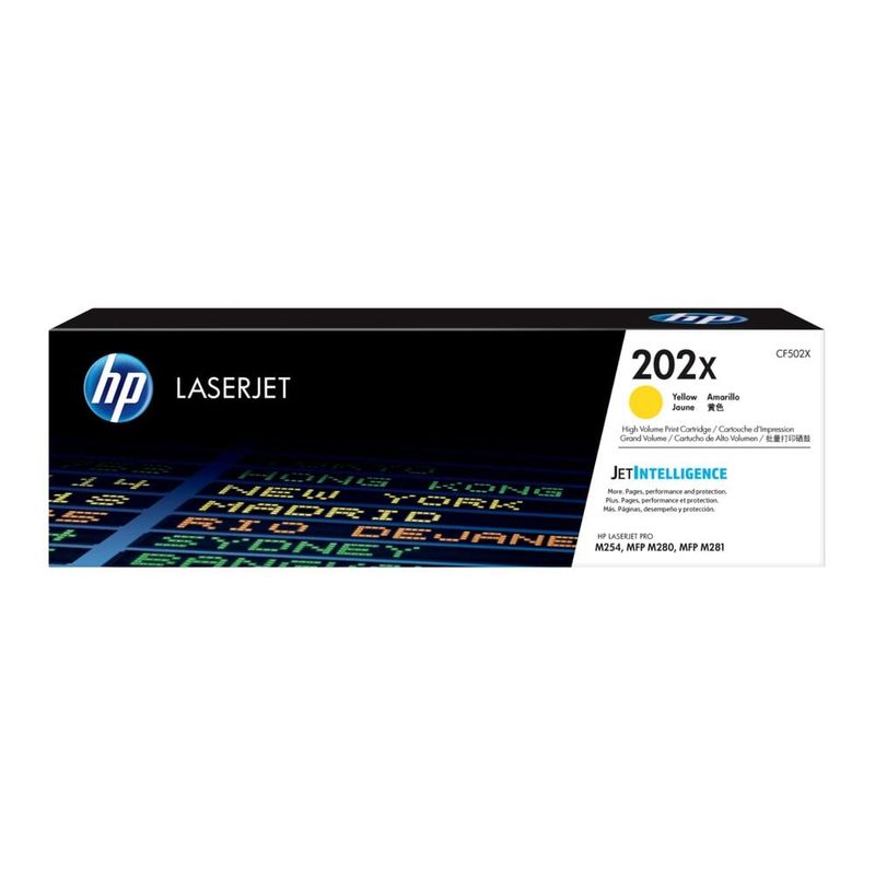 HP - TONER HP 202X CF502X YELLOW