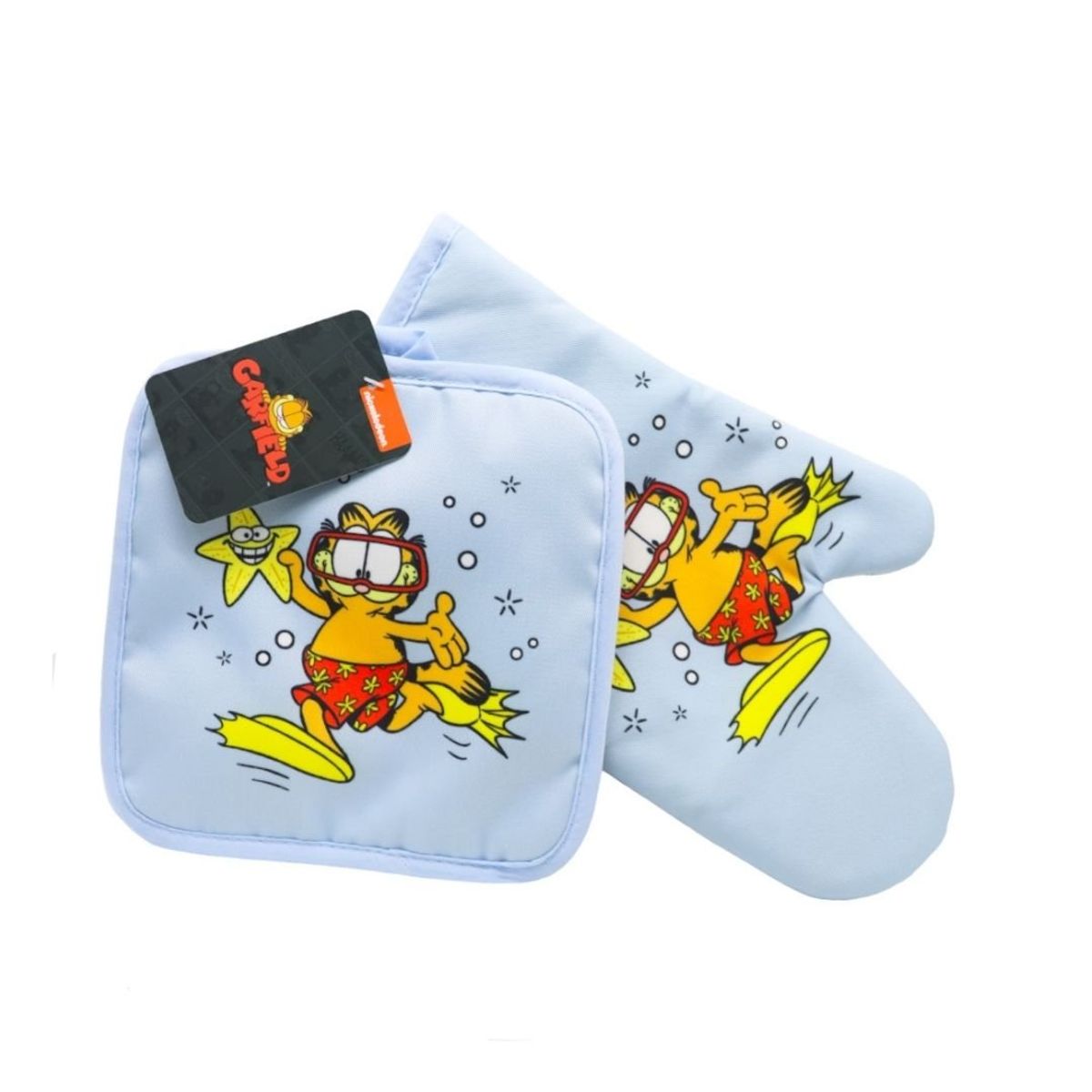 GARFIELD - Guante y Toma olla de Cocina Adulto Garfield