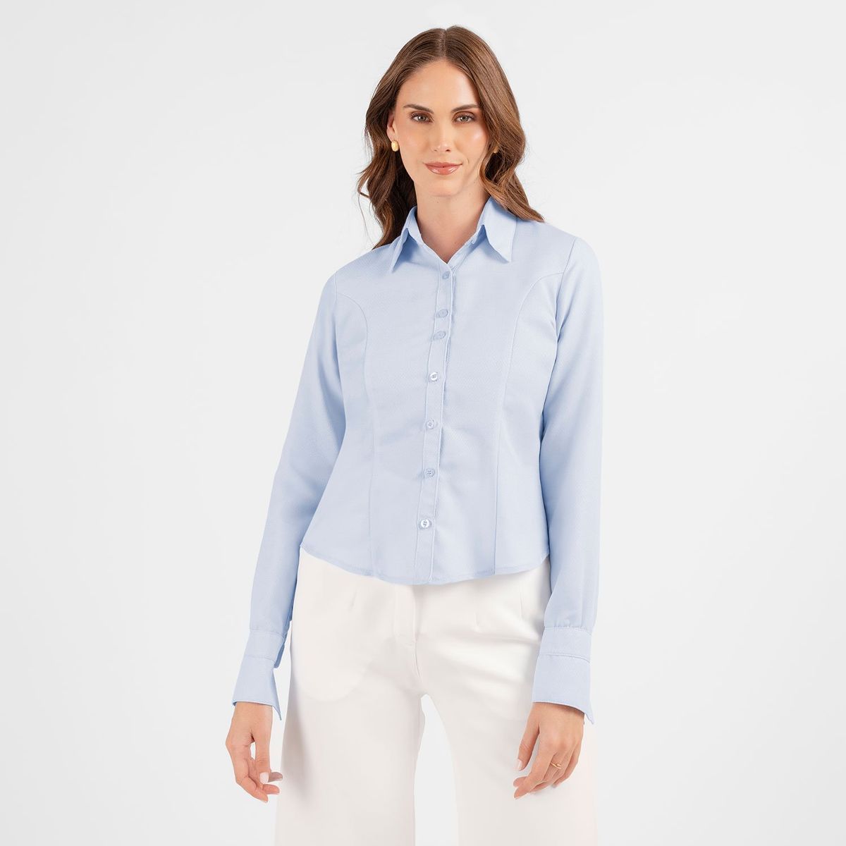 TEILOR - BLUSA DE VESTIR MANGA LARGA MUJER