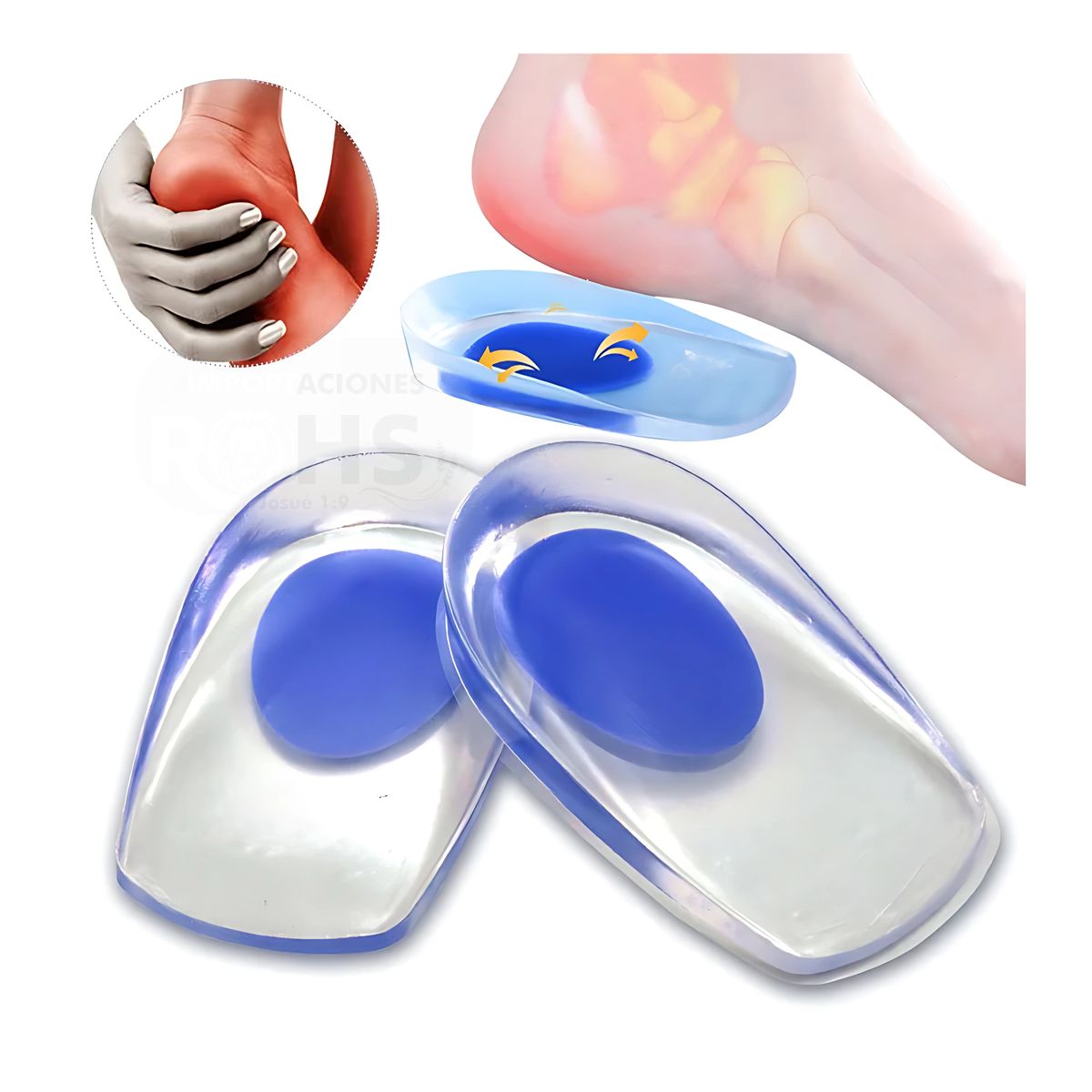 ROHS - Plantilla Talonera de Silicona UNISEX