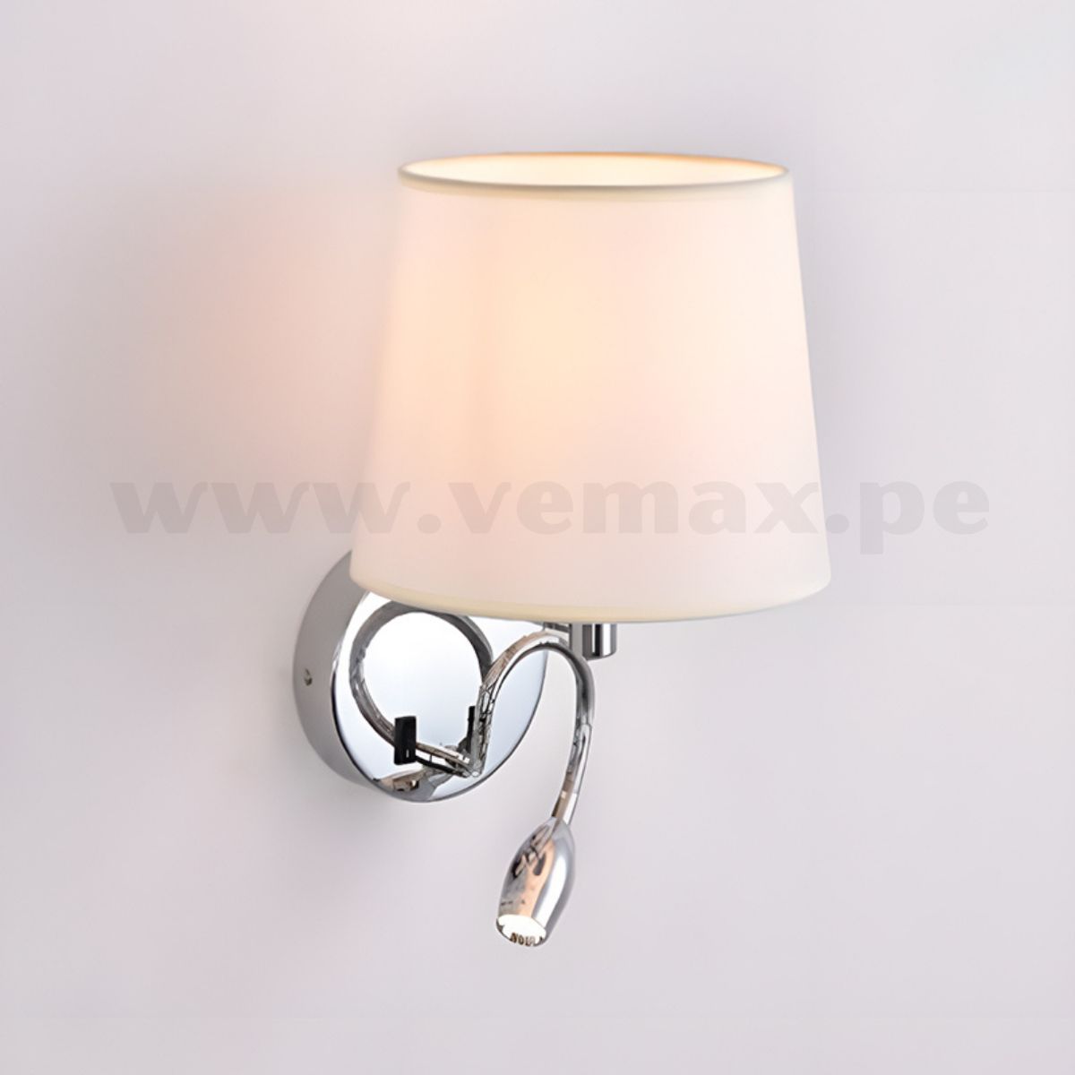 GENERICO - Aplique Light  Silver Luz Cálida