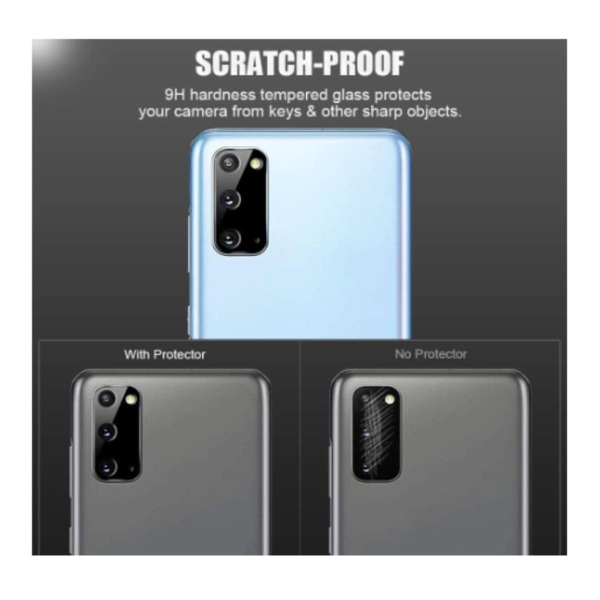 GENERICO - Mica de Cámara Black para MOTOROLA G5 G