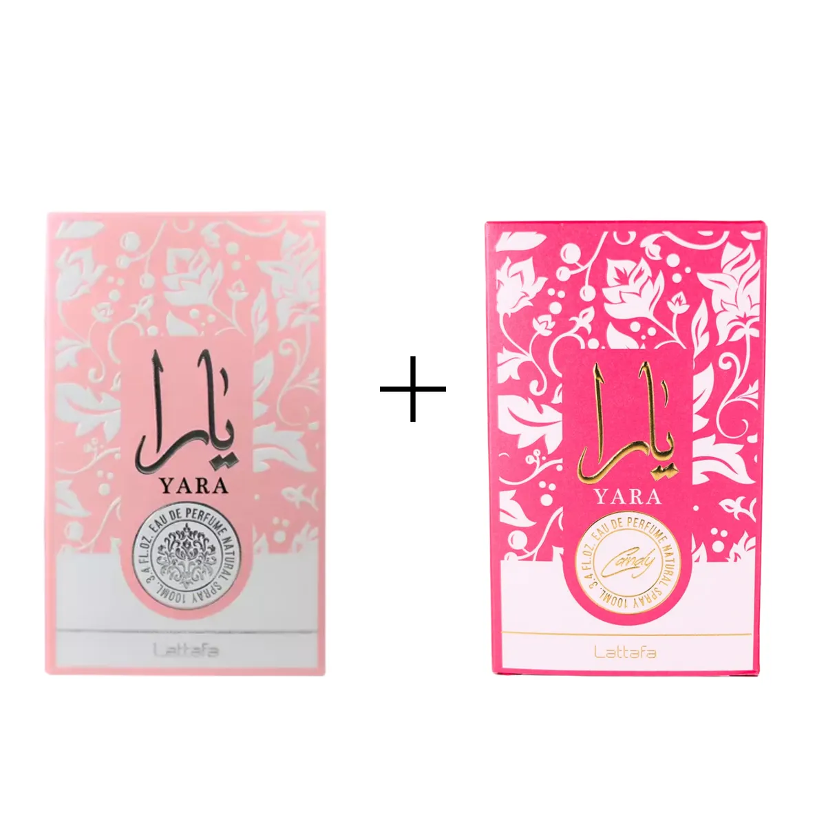 LATTAFA - Lattafa Yara Candy + Yara – 2 Pack EDP 100ml para Mujer