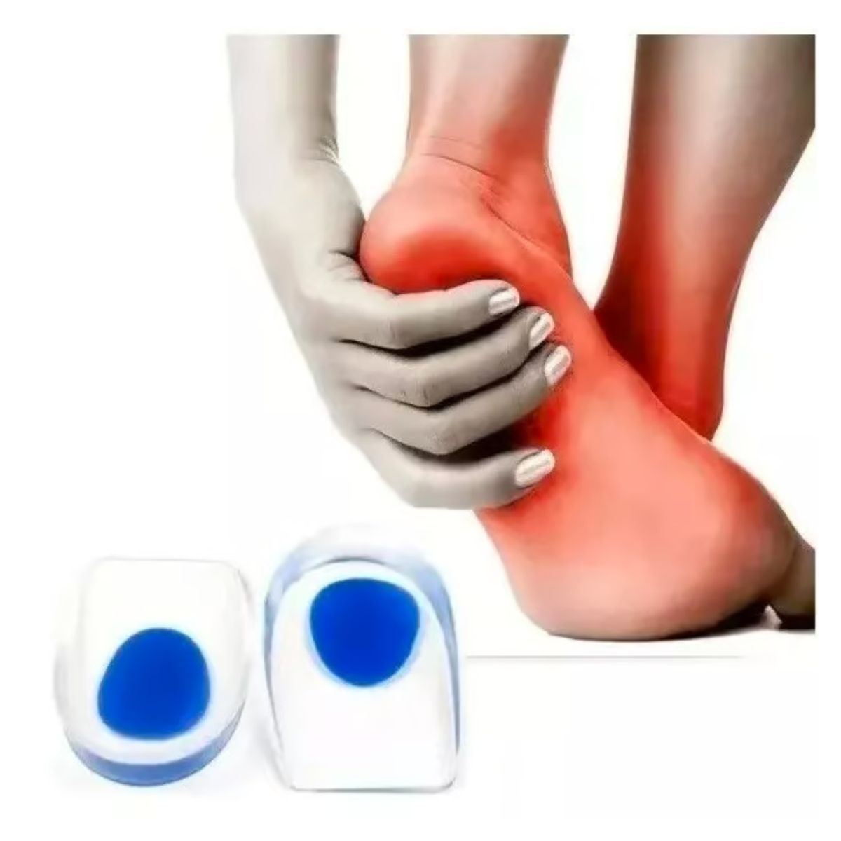 OEM - Plantilla Talonera de Gel Silicona Flexible