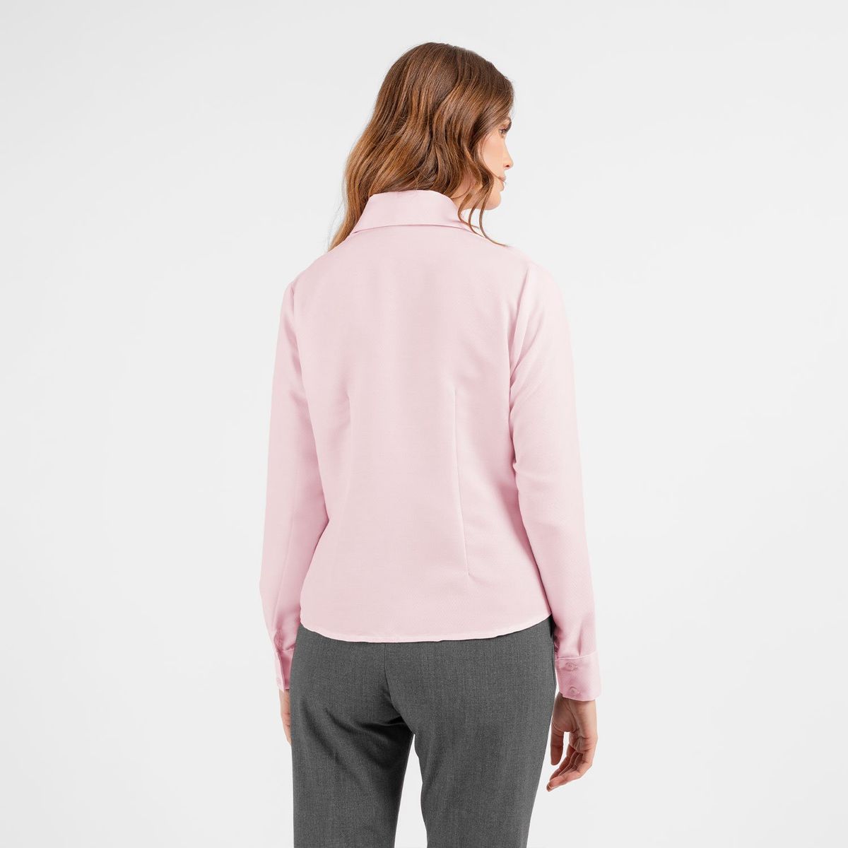 TEILOR - BLUSA DE VESTIR BOTON ESCONDIDO MUJER