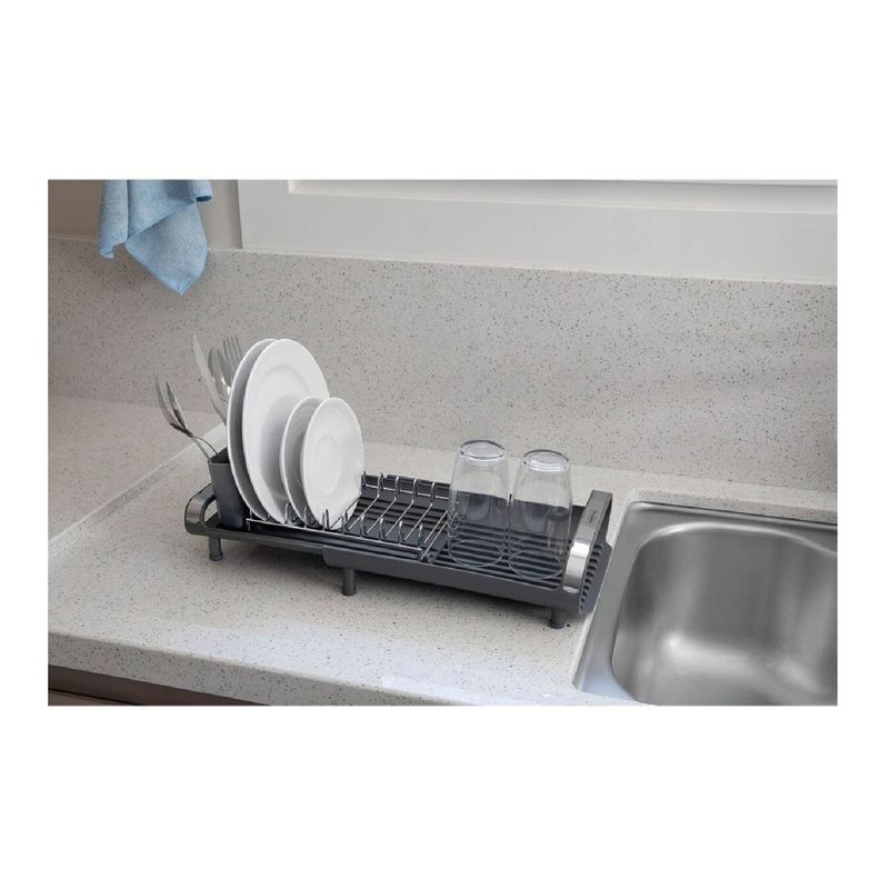 TRAMONTINA - Miniescurridor de Vajilla TRAMONTINA Secador y Portacubiertos Grafito
