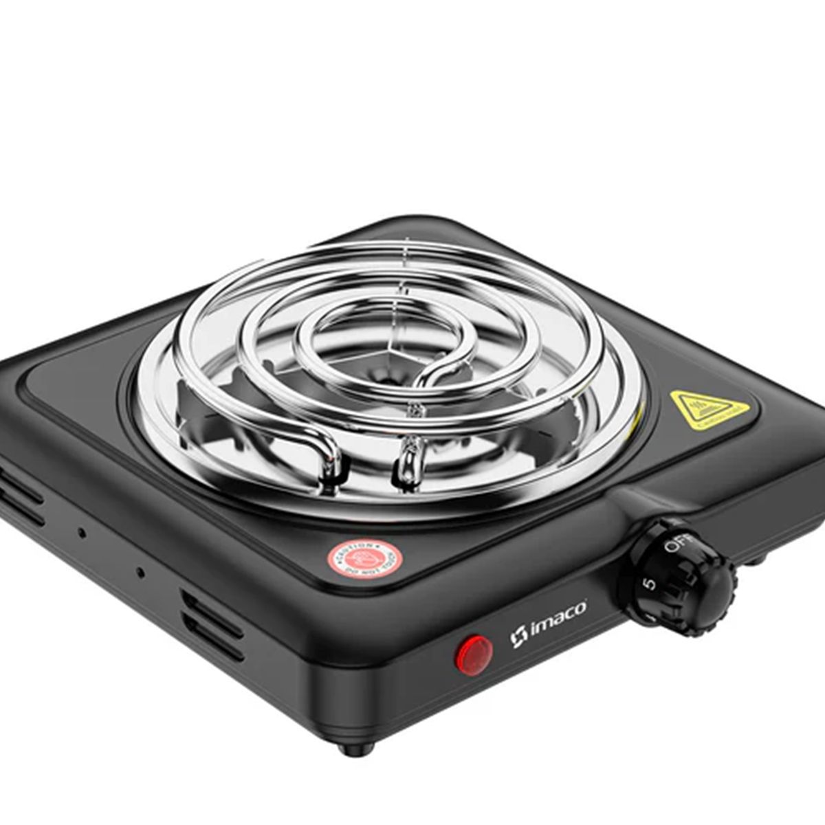 IMACO - Cocina Eléctrica 1 Hornilla HP1000 Negro