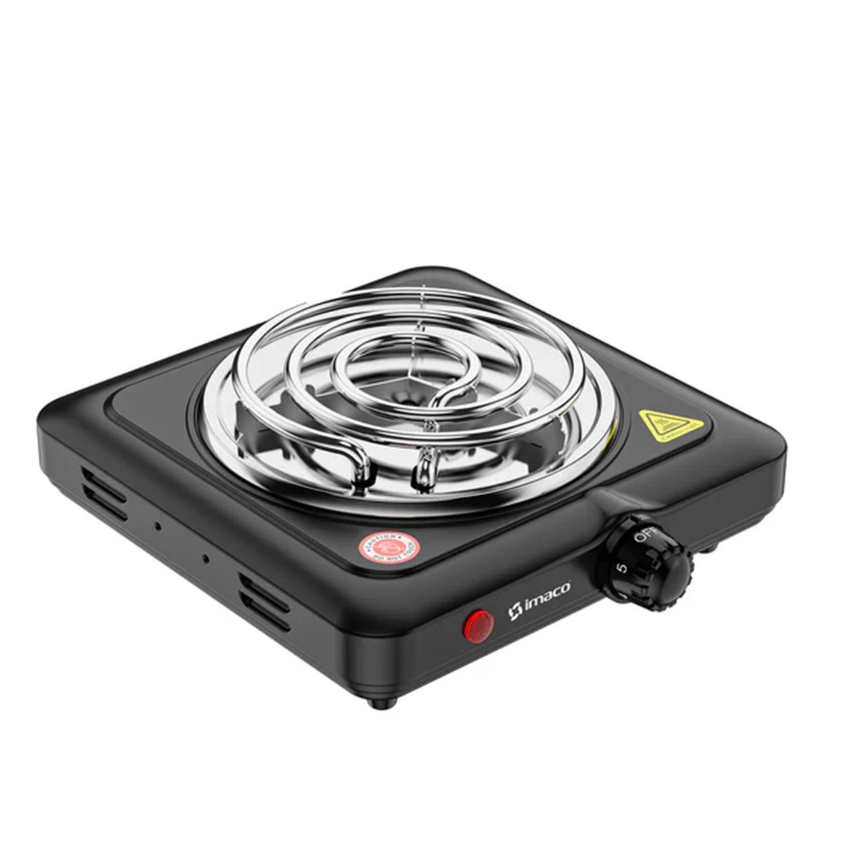 IMACO - Cocina Eléctrica 1 Hornilla HP1000 Negro