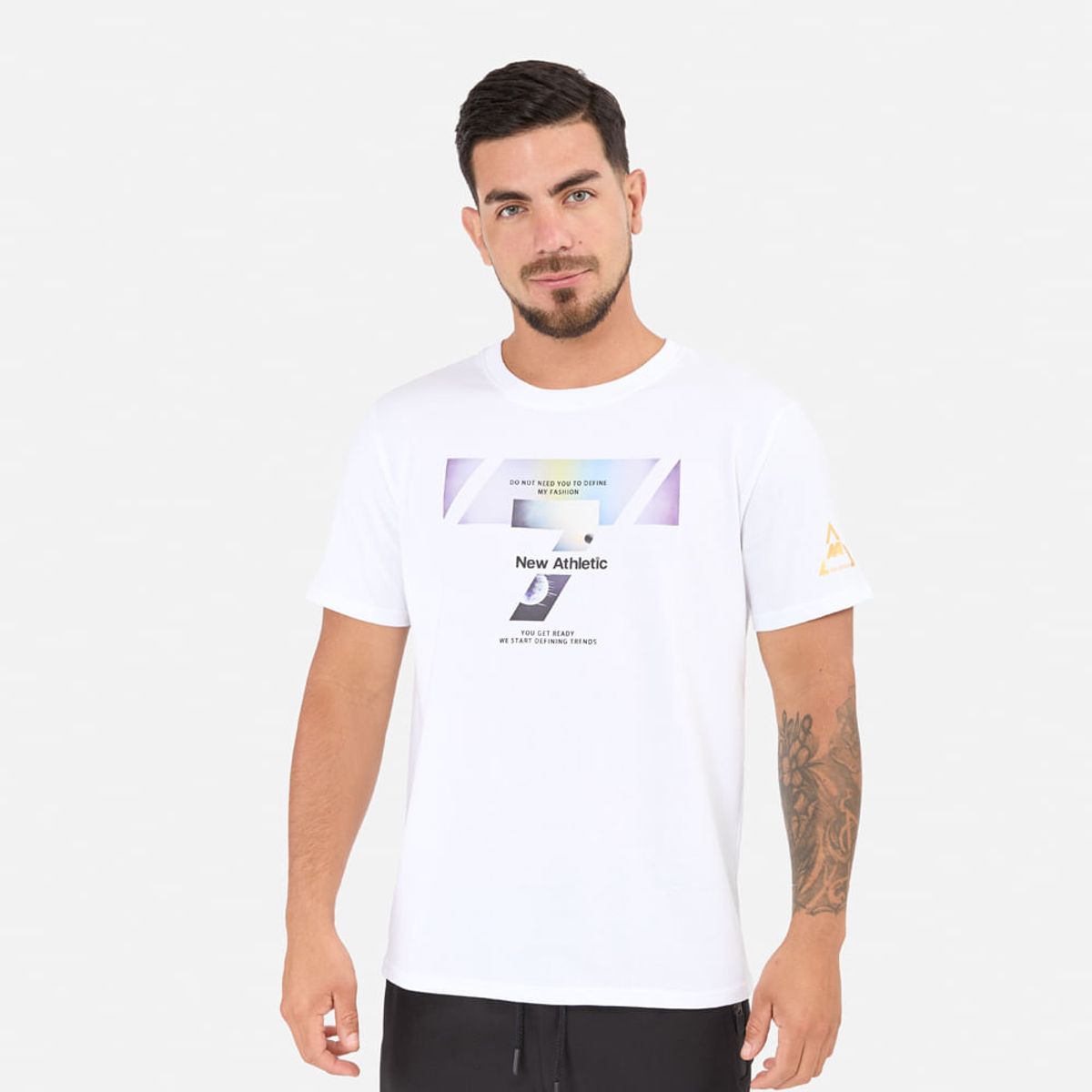 NEW ATHLETIC - Polo Mc New Athletic Space Blanco Hombre