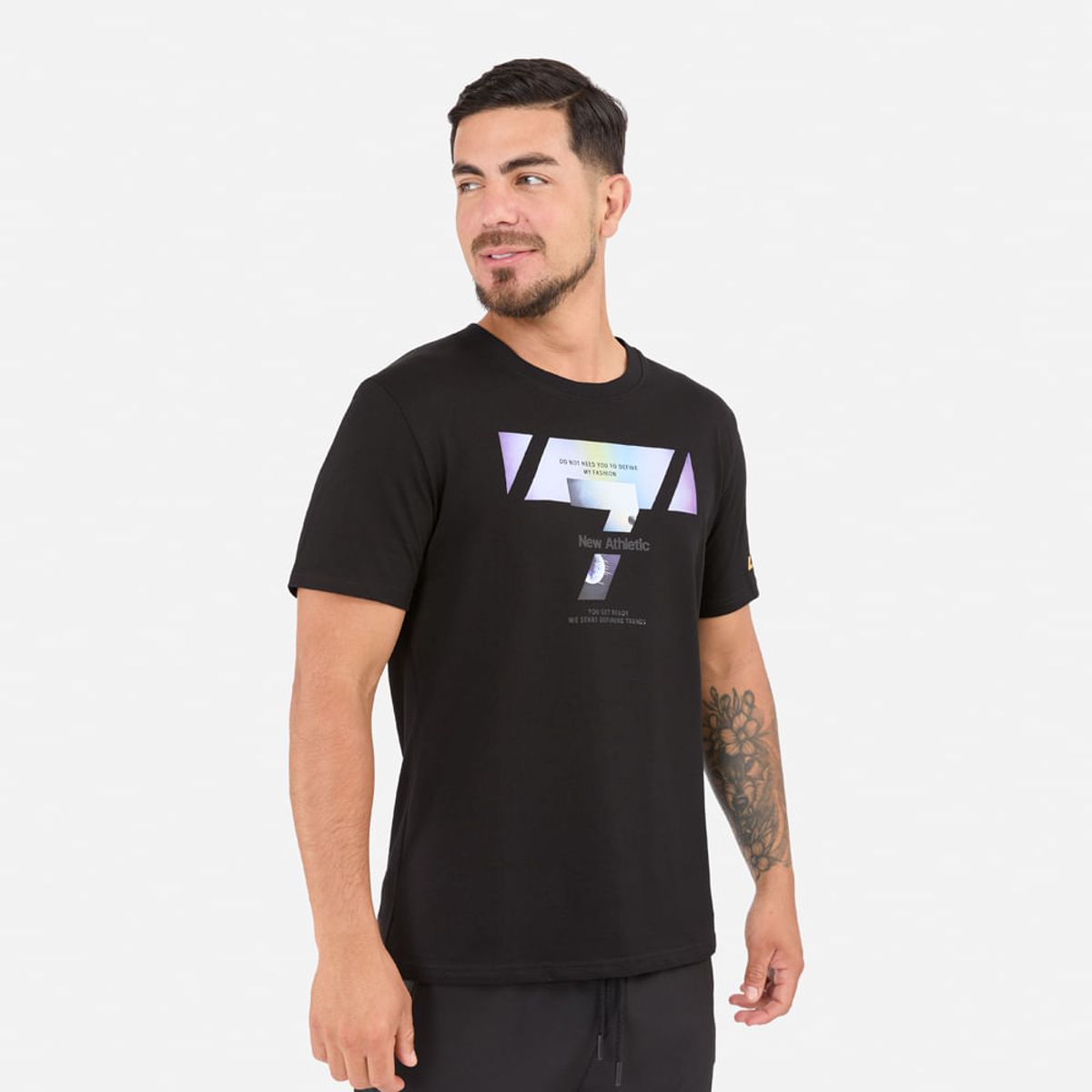 NEW ATHLETIC - Polo Mc New Athletic Space Negro Hombre