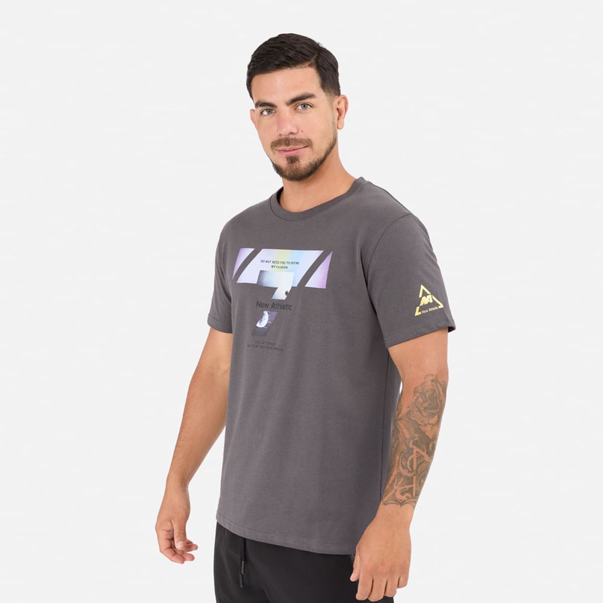 NEW ATHLETIC - Polo Mc New Athletic Space Plomo Hombre
