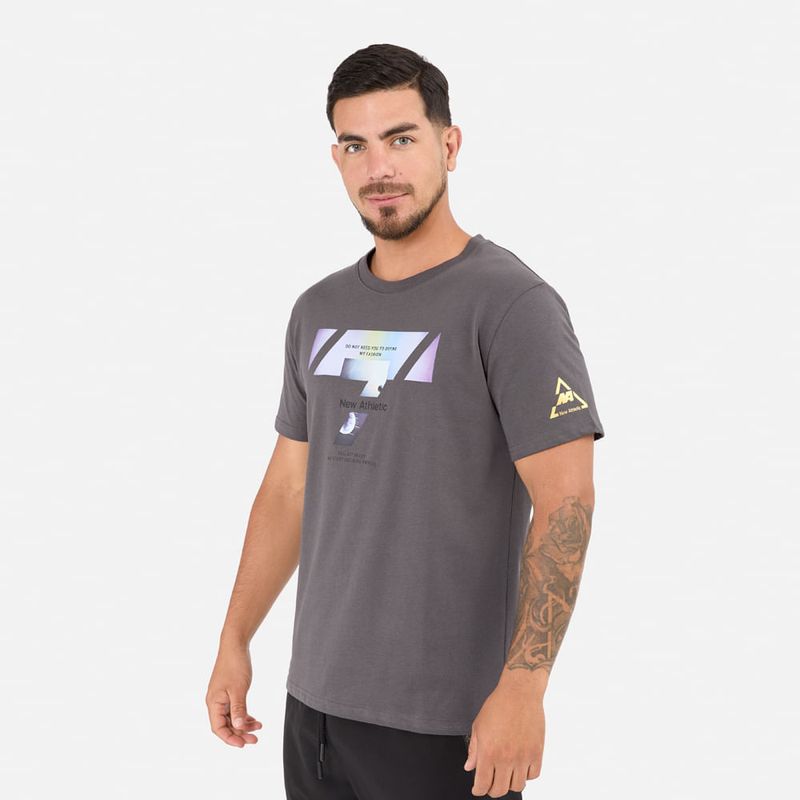 NEW ATHLETIC - Polo Mc New Athletic Space Plomo Hombre