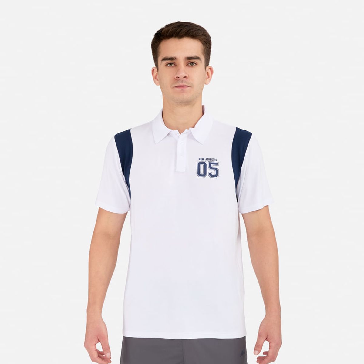 NEW ATHLETIC - Polo Mc New Athletic Adam BlancoAzul Oscuro Hombre