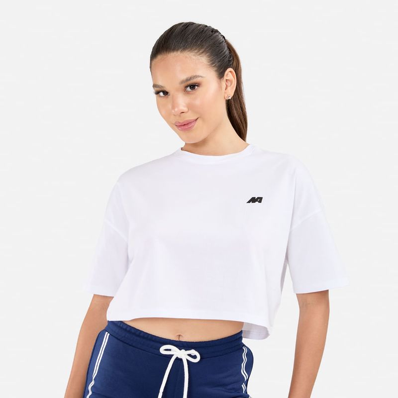 NEW ATHLETIC - Polo Crop New Athletic Jimena Blanco Mujer