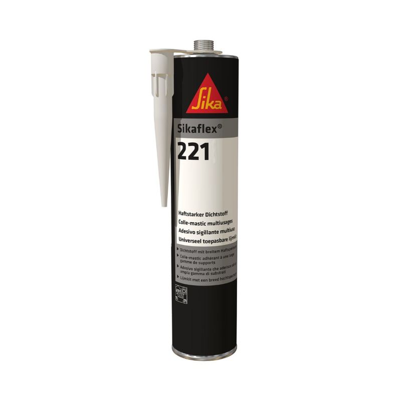 SIKA - Sellador y adhesivo de poliuretano Sikaflex 221 gris x 300ml