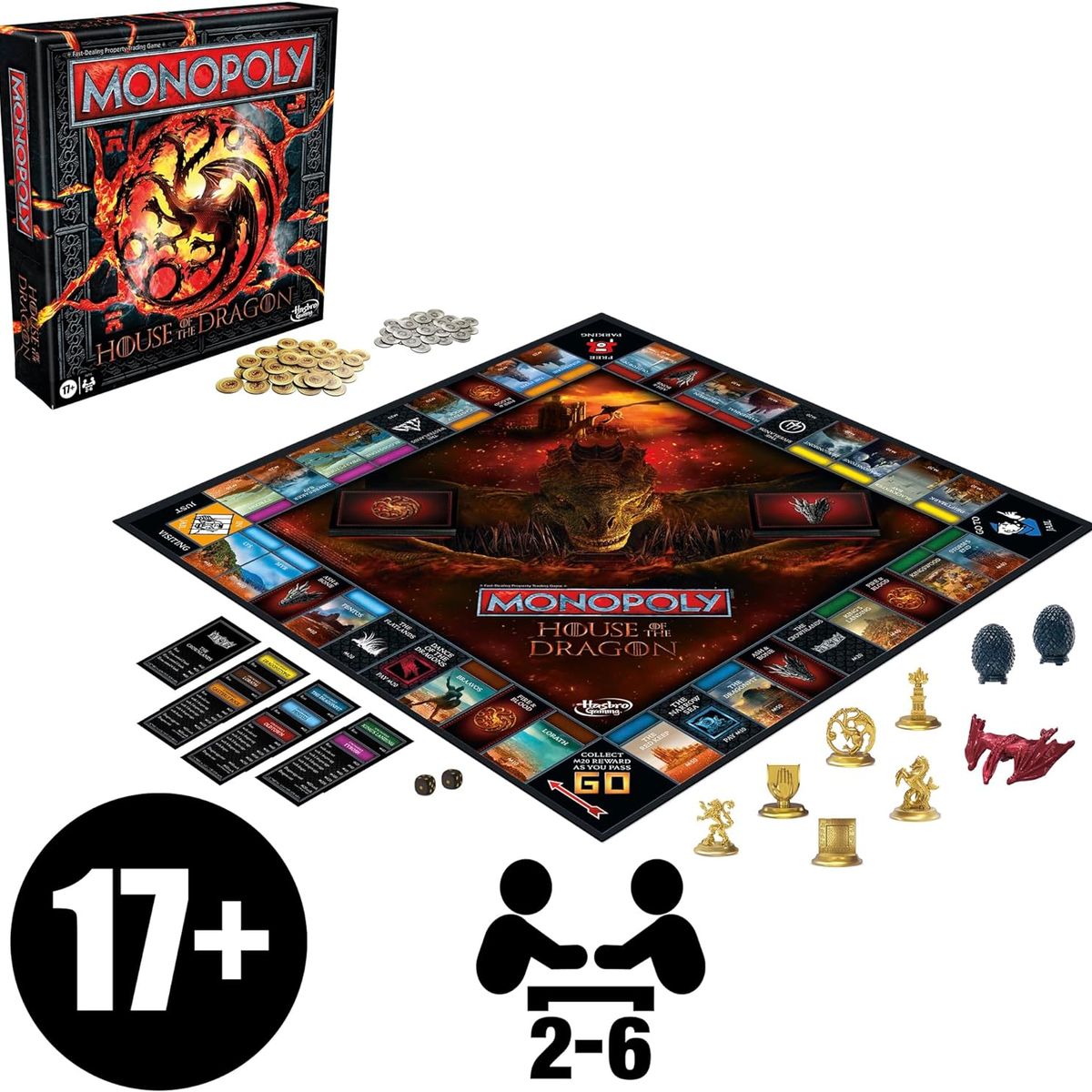 MONOPOLY - Monopoly - House of the Dragon Importado y en Ingles