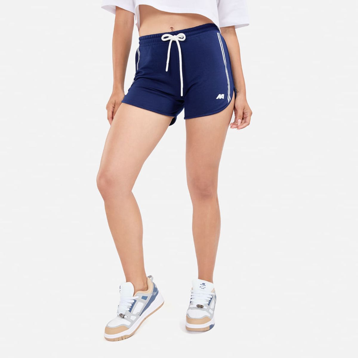 NEW ATHLETIC - Short New Athletic Aurora Azul OscuroBlanco Mujer