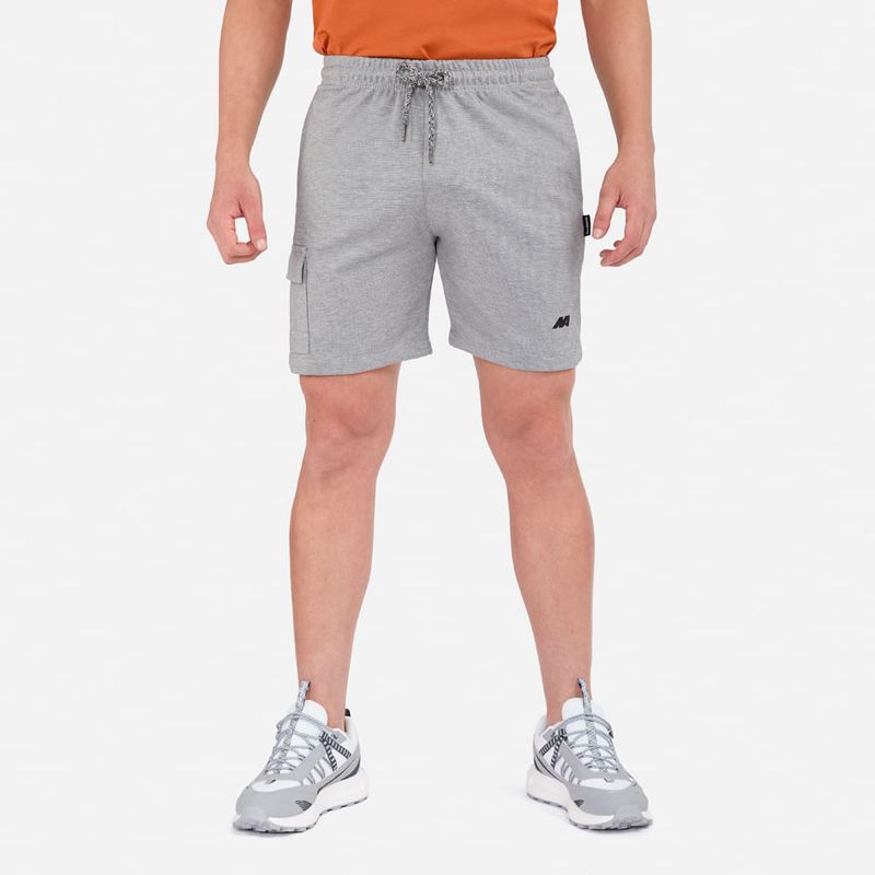 NEW ATHLETIC - Short New Athletic Maxi Gris Hombre