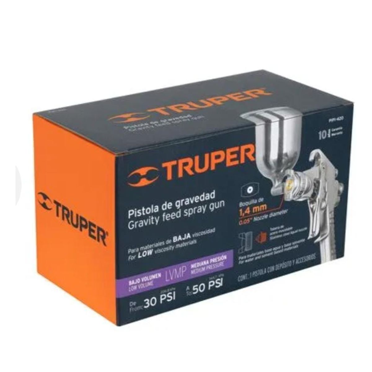 TRUPER - Pistola para pintar gravedad TRUPER