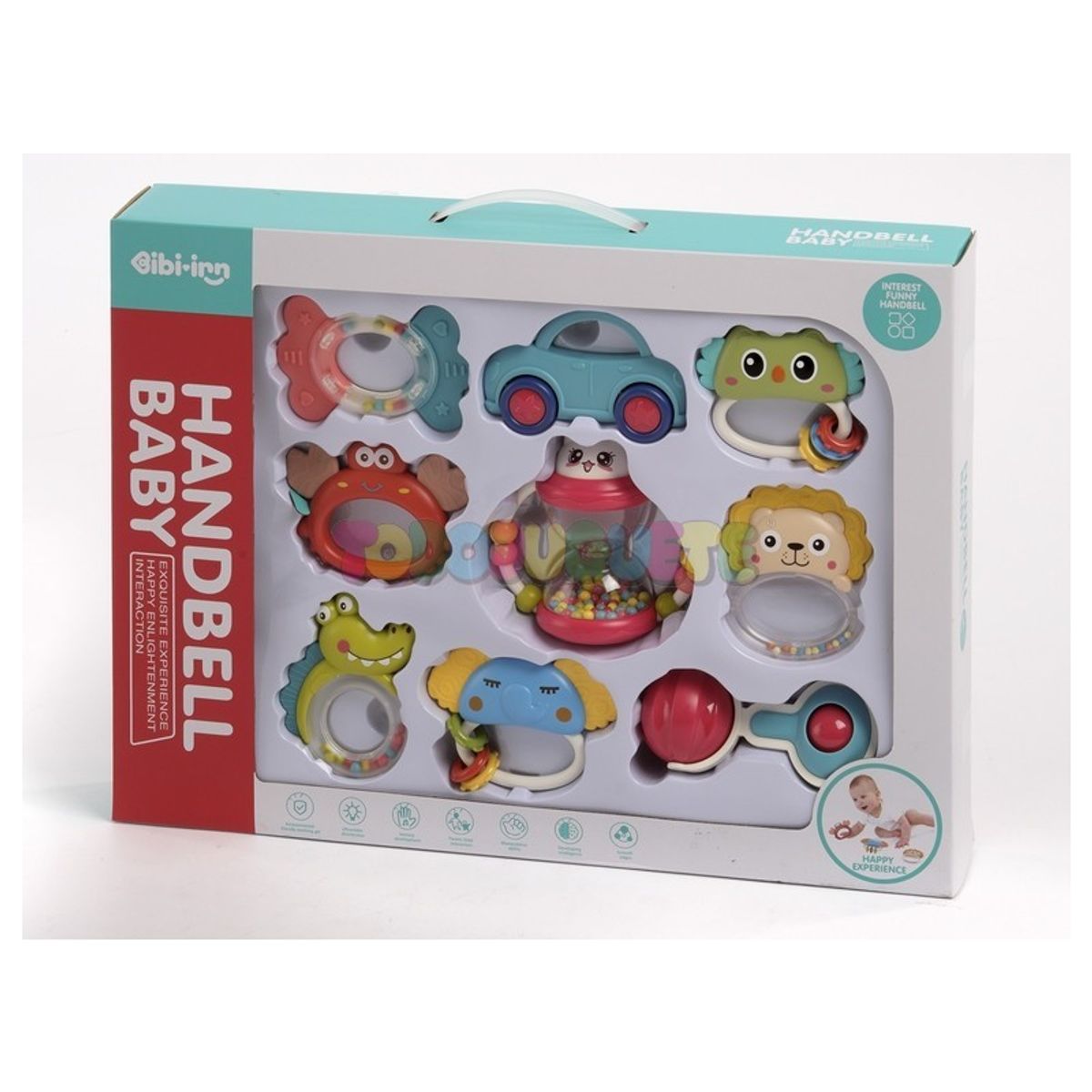 GENERICO - SONAJA MORDEDOR X 9 - HANDBELL