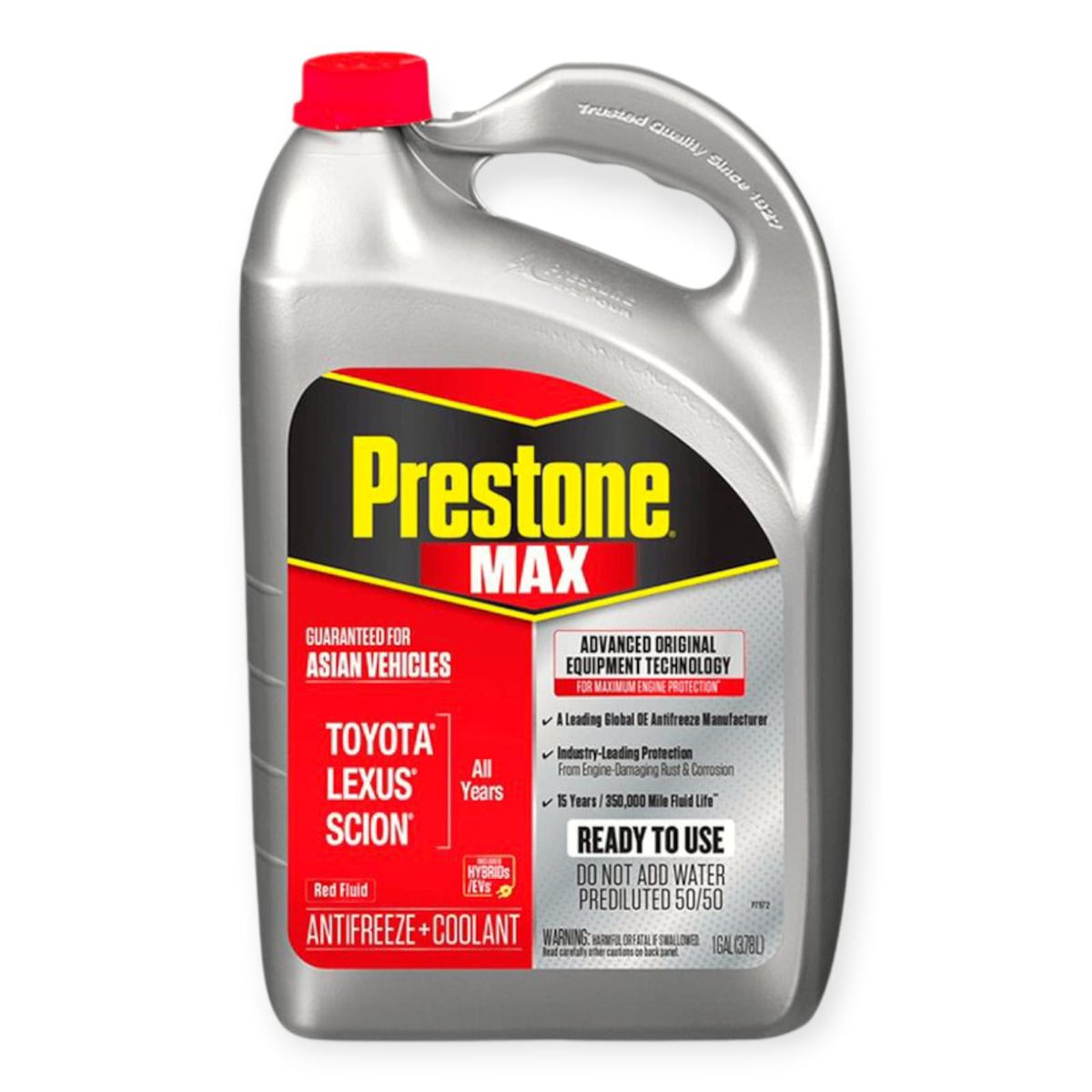 PRESTONE - Refrigerante Anticongelante Asian Cars Prestone Max 50% Rojo