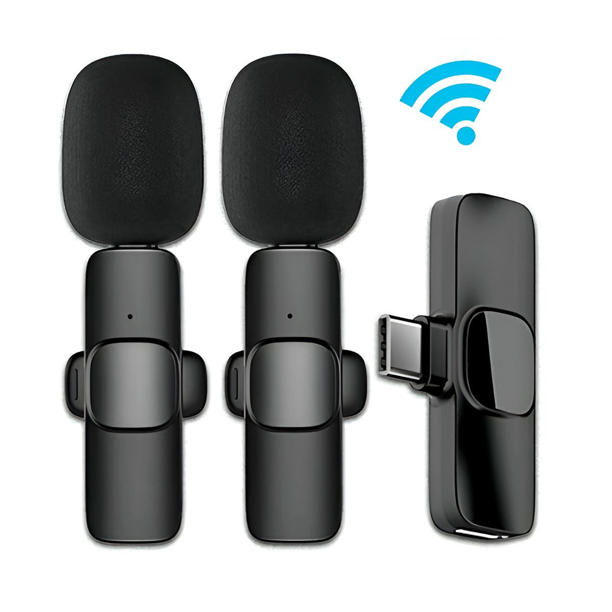 GENERICO - Micrófono Solapero Inalámbrico Tipo C