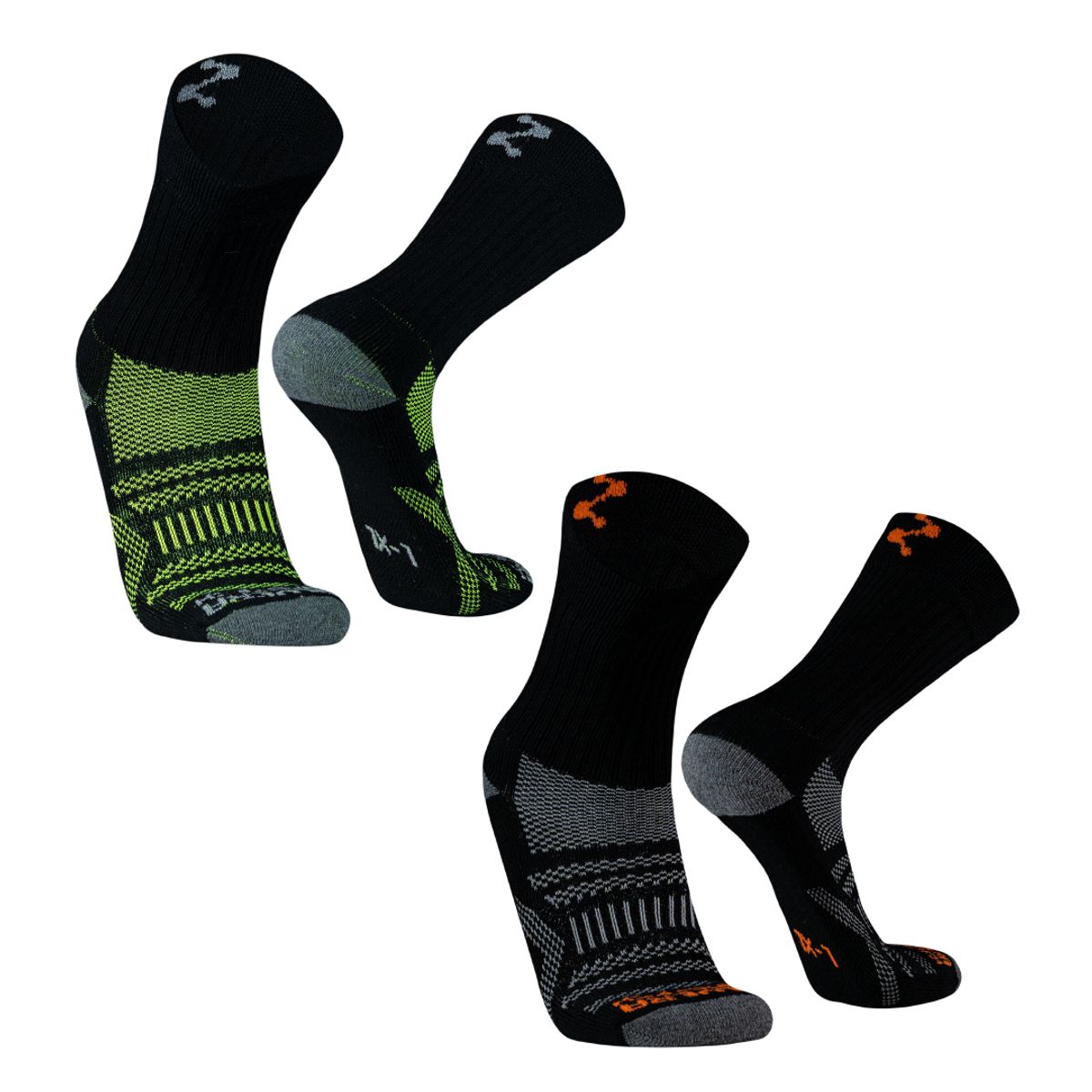 SILVERA NANOTECH - Medias trekking mujer y hombre 2-pack pima