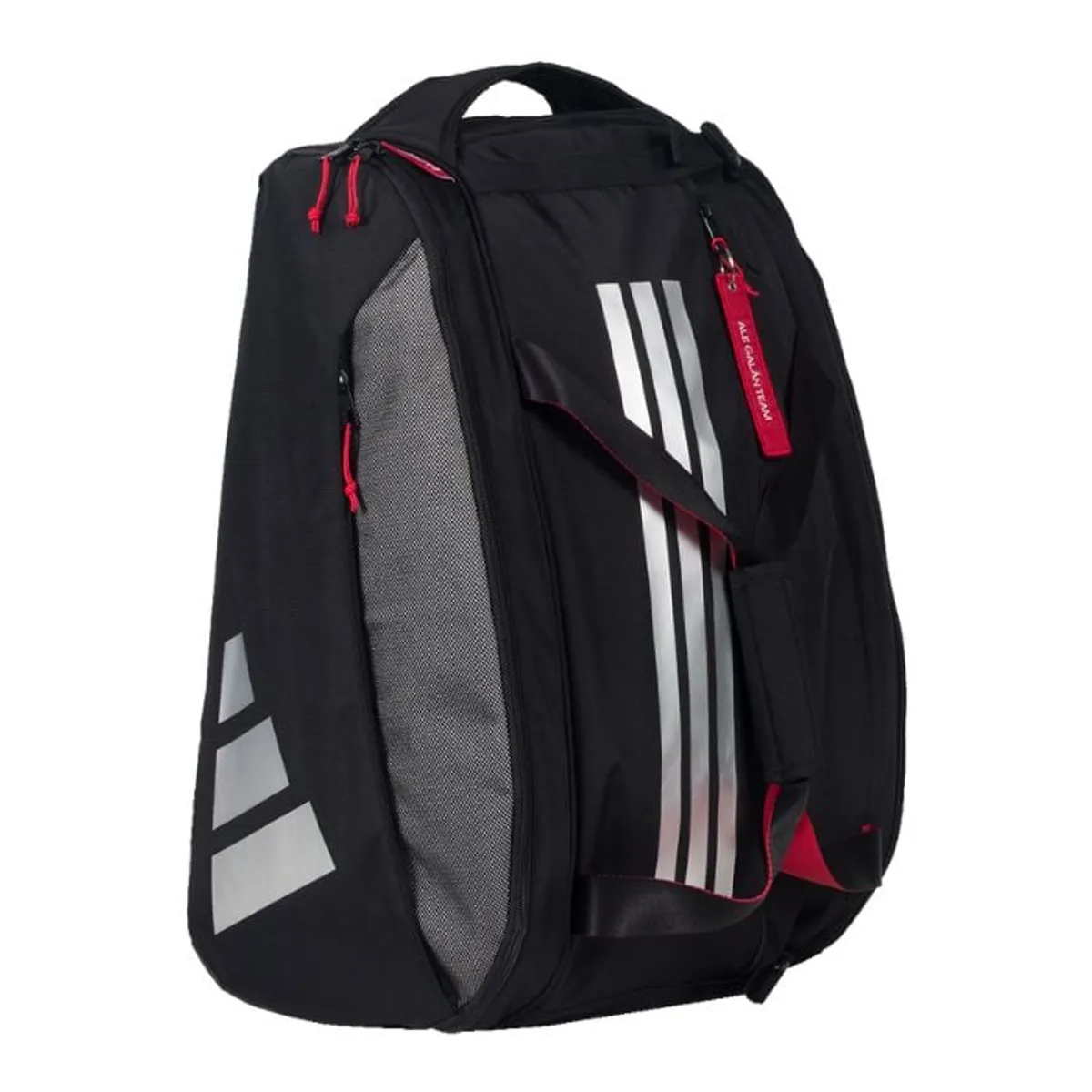 ADIDAS - PALETERO DE PADEL ADIDAS MULTIGAME NEGRO/ROJO 3.4 - ALE GALÁN