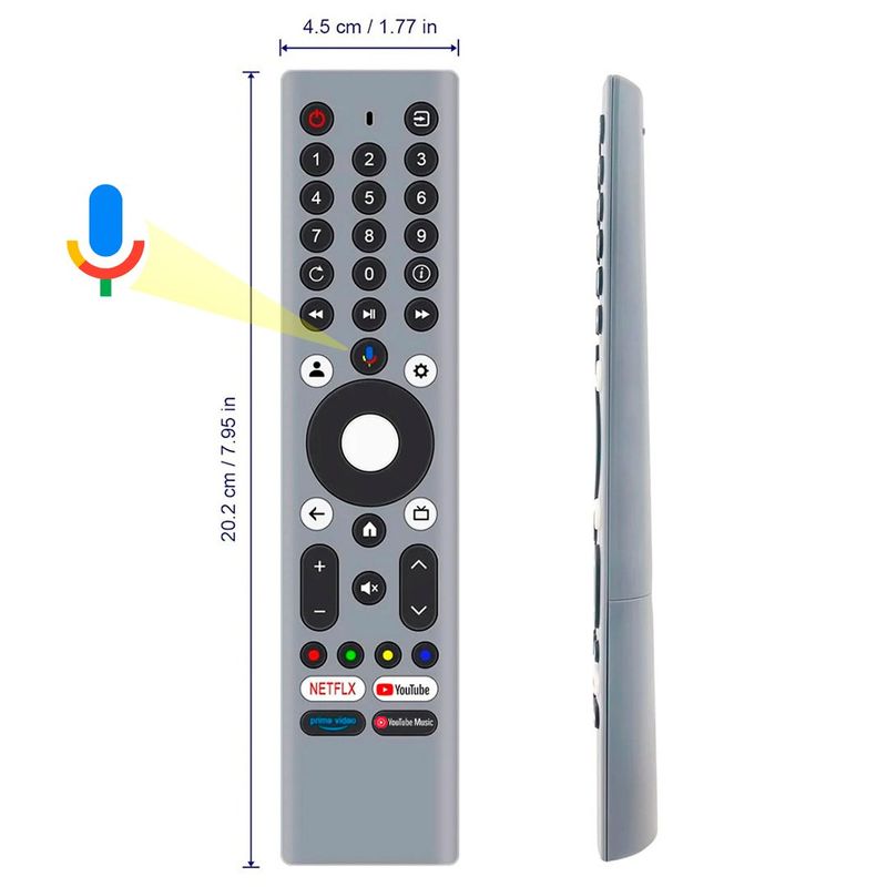 GENERICO - Controles Remoto RM-C3295 Por Voz para Tv JVC 4k