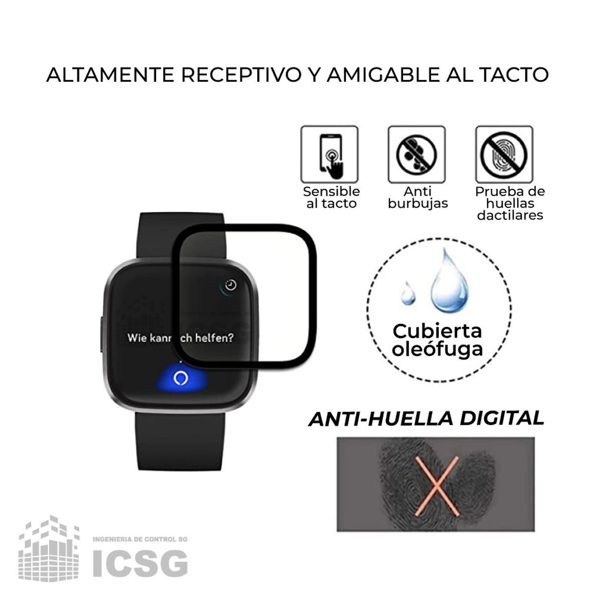 GENERICO - Mica protector de pantalla Smartwatch AMAZFIT BAND 5