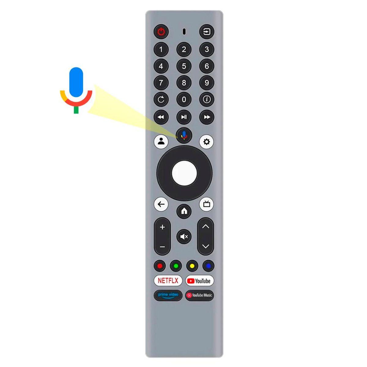 GENERICO - Controles Remoto con Mando de Voz RM-C3295 para Tv JVC