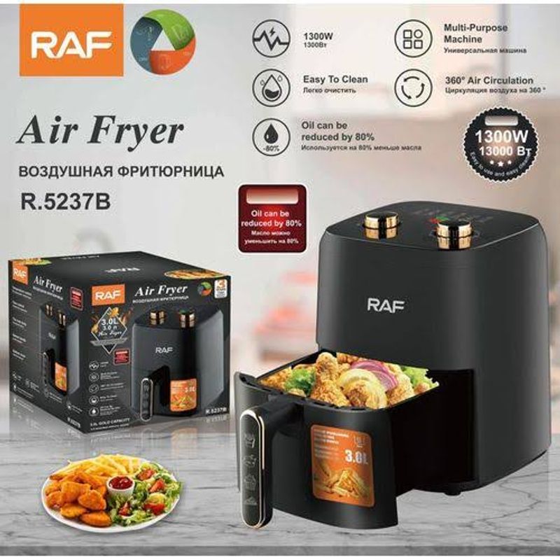 OEM - Freidora De Aire De 3Litros R5237B RAF Sin Aceite