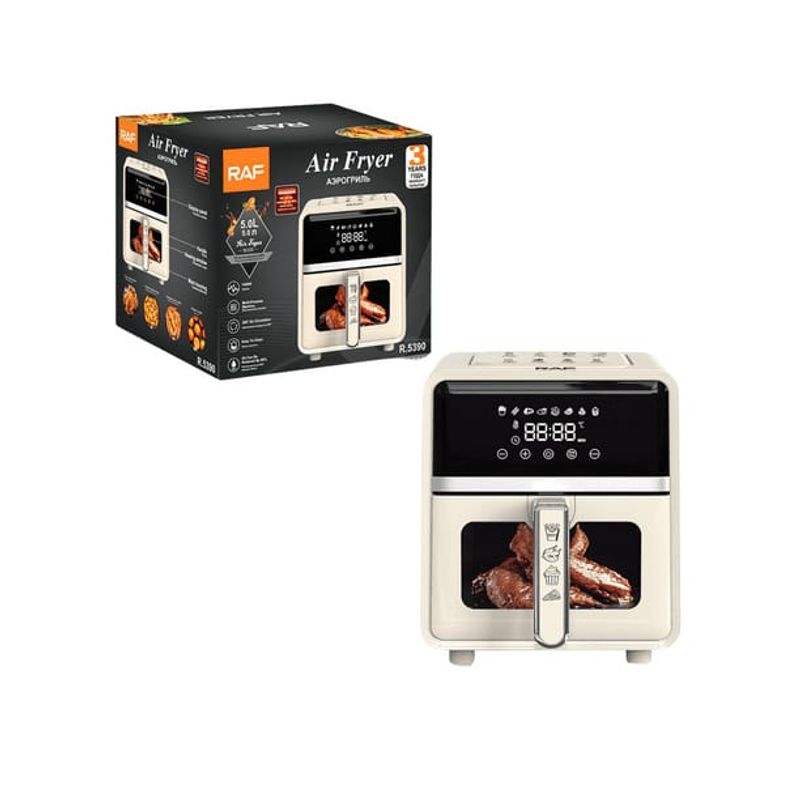 OEM - Freidora De Aire 5L Raf 1400w R-5390 Sin Aceite