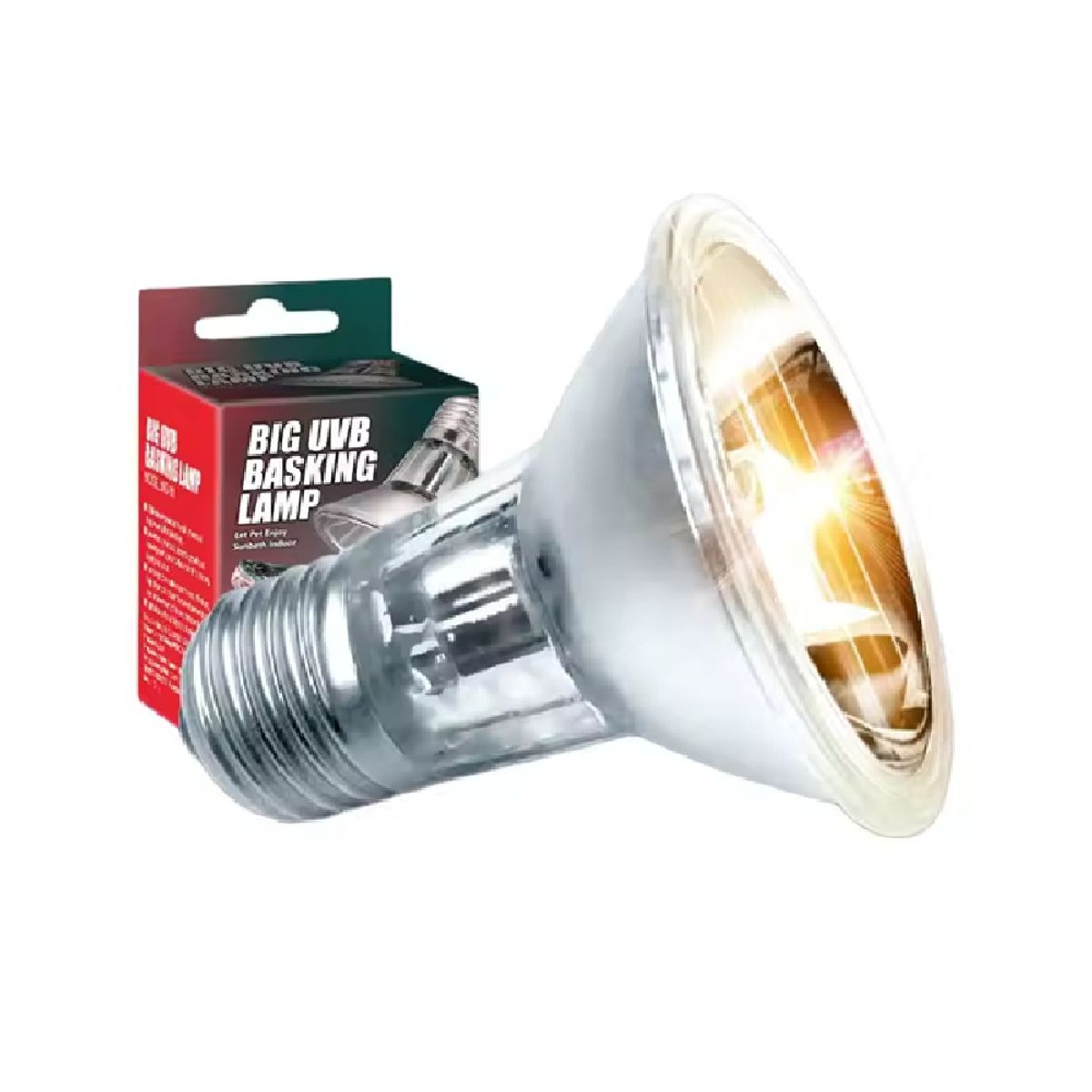 GENERICO - Foco grande de luz UVB para reptiles tropicales 50 watts