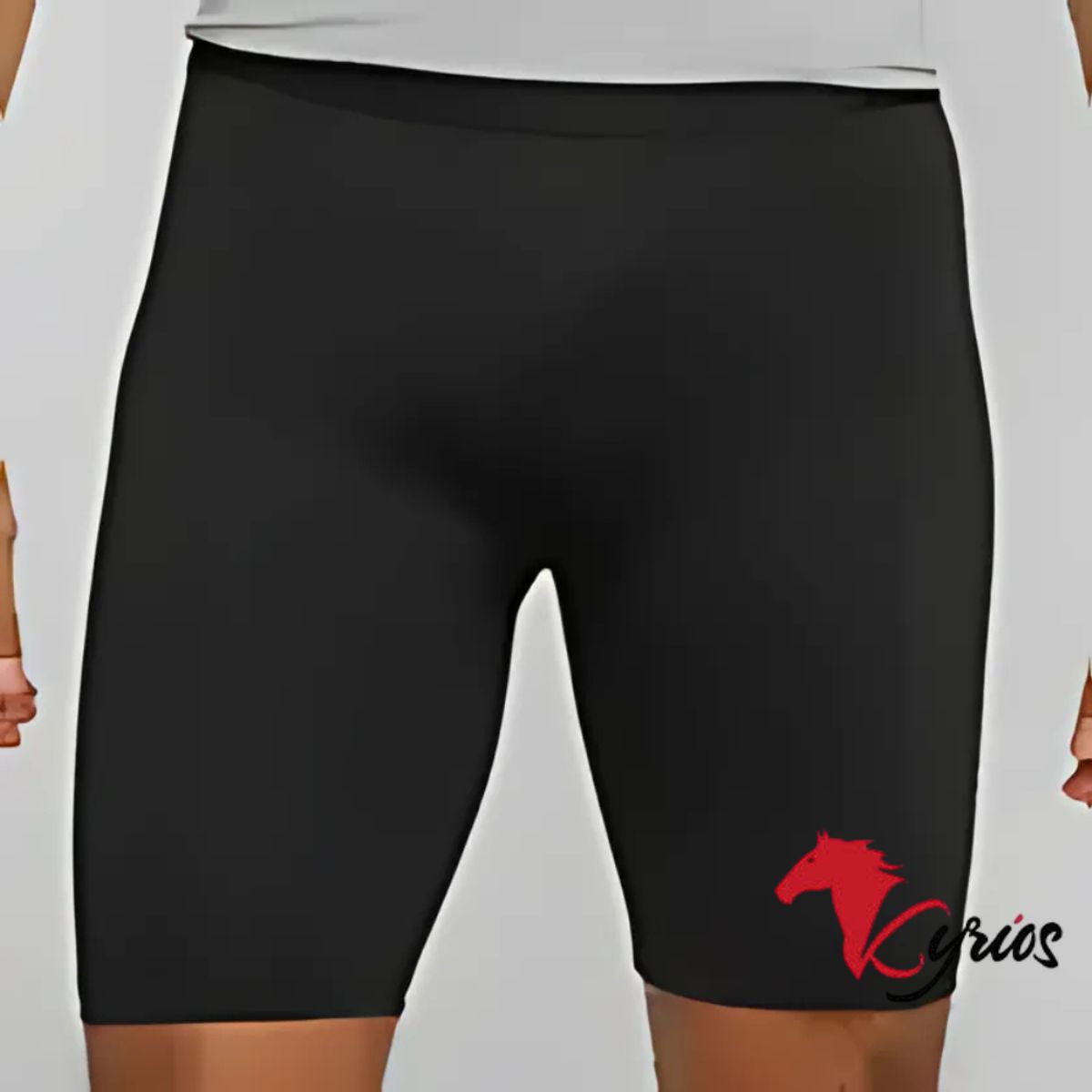 NO LOGO - Short Para Hombre Color Negro Modelo Licrado