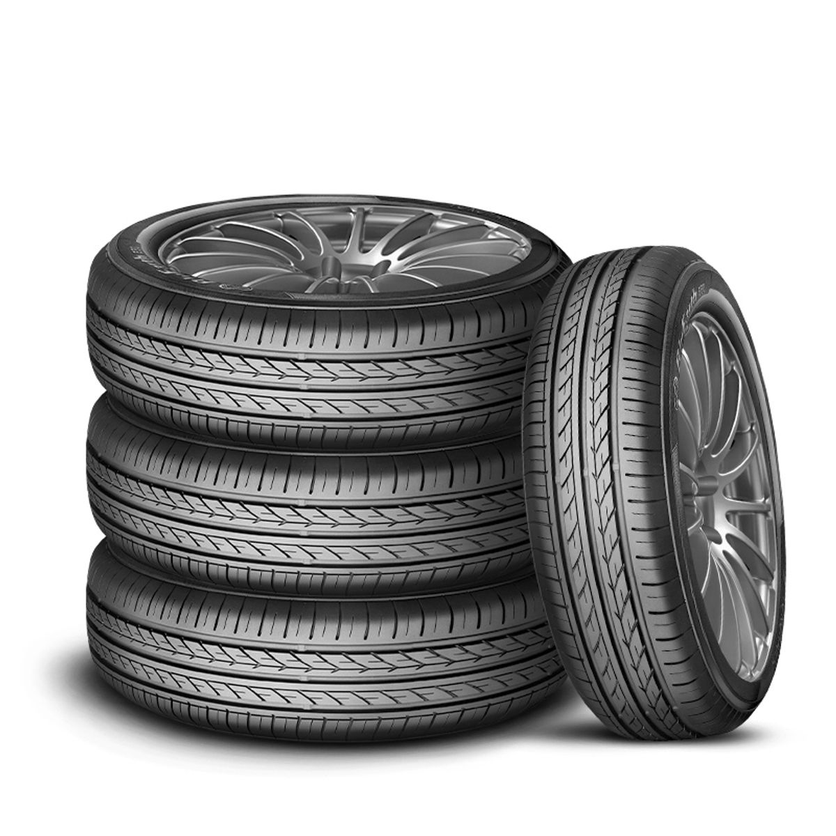 YOKOHAMA - Set X4 LLANTA 18565R15 88S YOKOHAMA BluEarth E50C TL