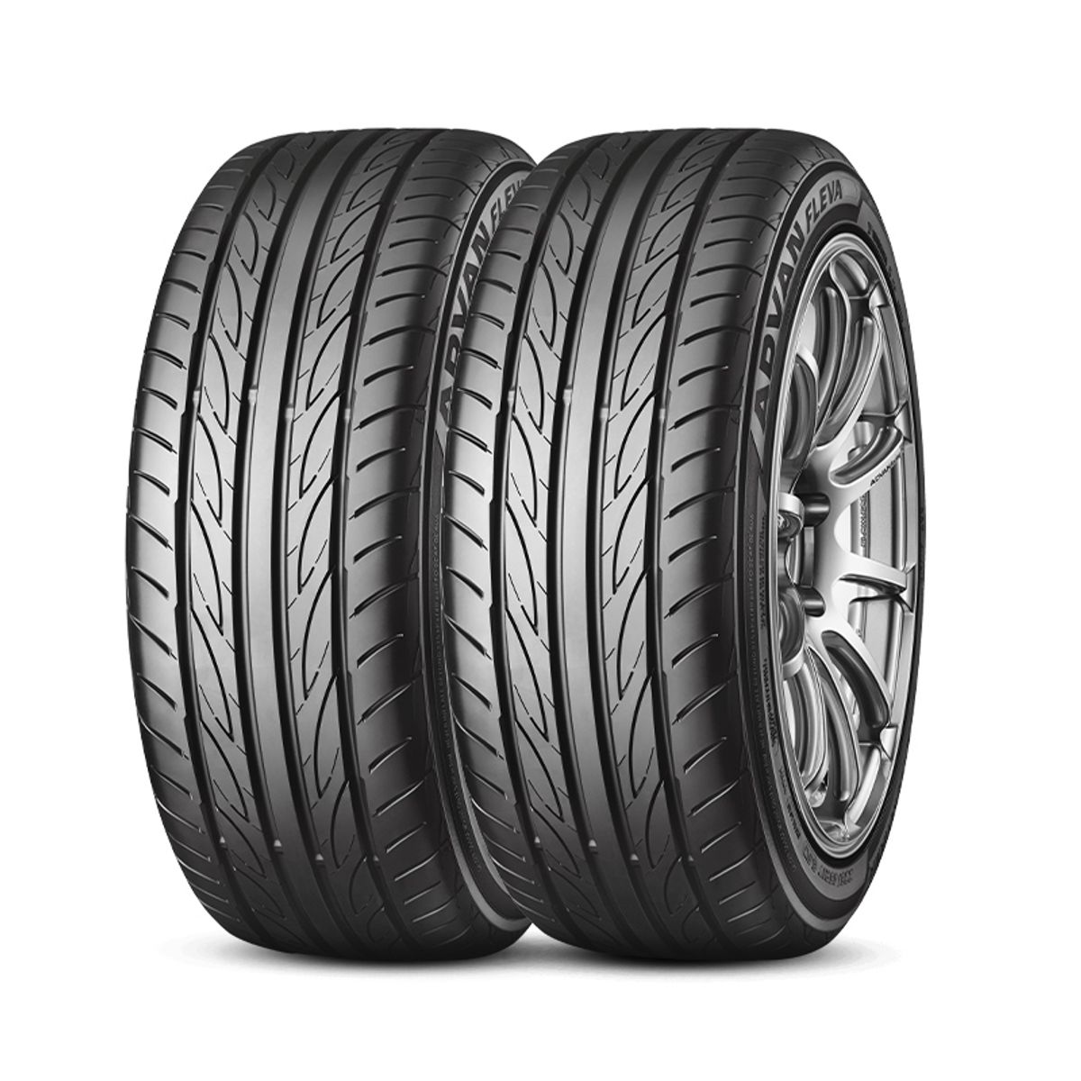 YOKOHAMA - Set X2 LLANTA 20555R16 91W YOKOHAMA ADVAN Fleva V701 TL