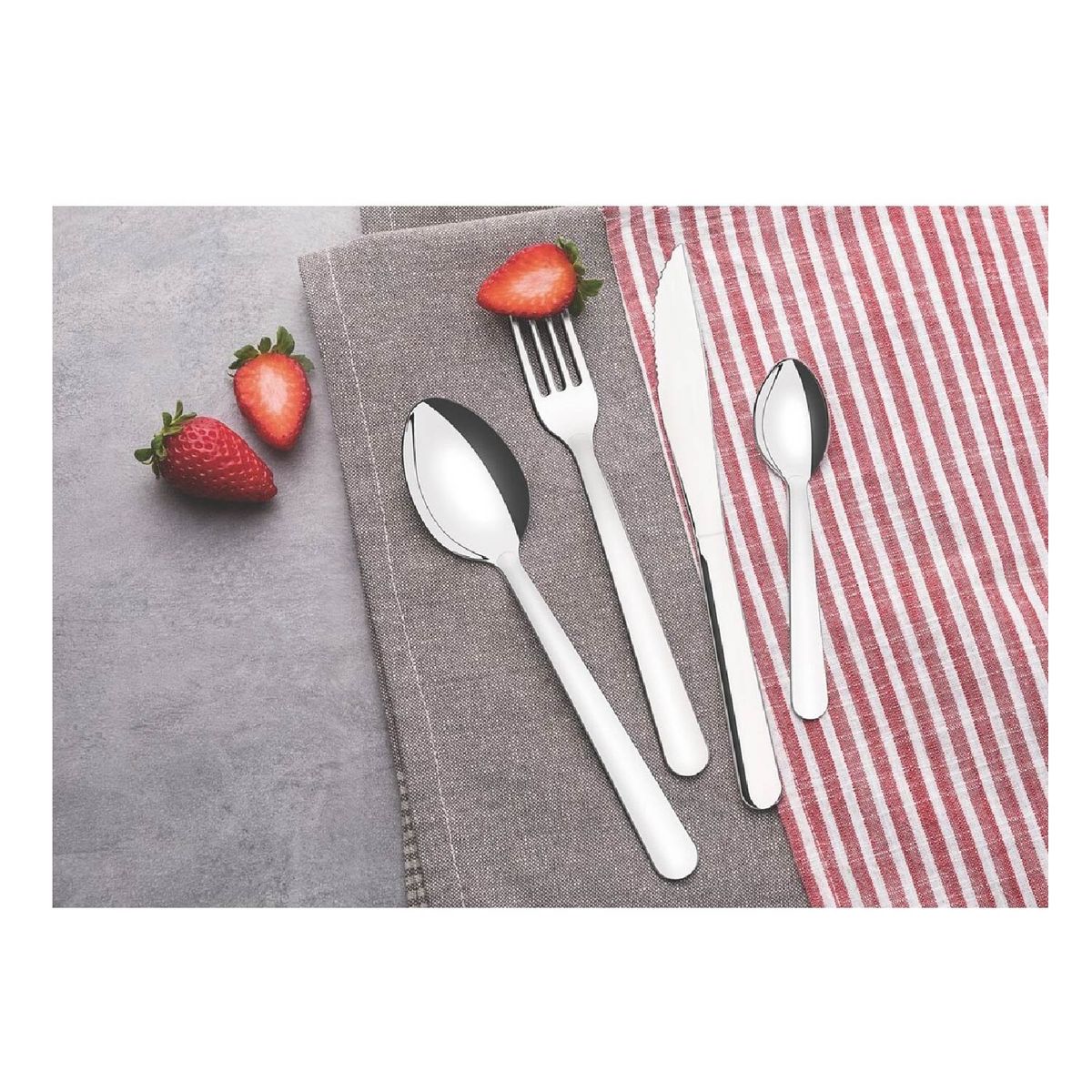 TRAMONTINA - SET. Cubiertos TRAMONTINA  X24 PZ ACE.INOX.