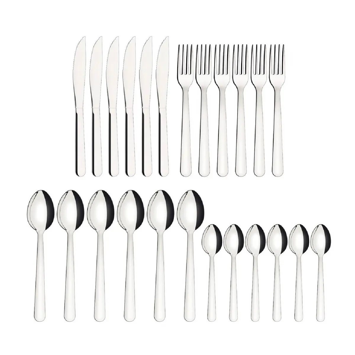 TRAMONTINA - SET. Cubiertos TRAMONTINA  X24 PZ ACE.INOX.