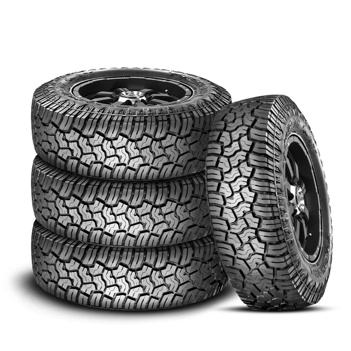 YOKOHAMA - Set X4 LLANTA LT26570R17 121Q YOKOHAMA GEOLANDAR X-AT G016 AT tipo MT TL