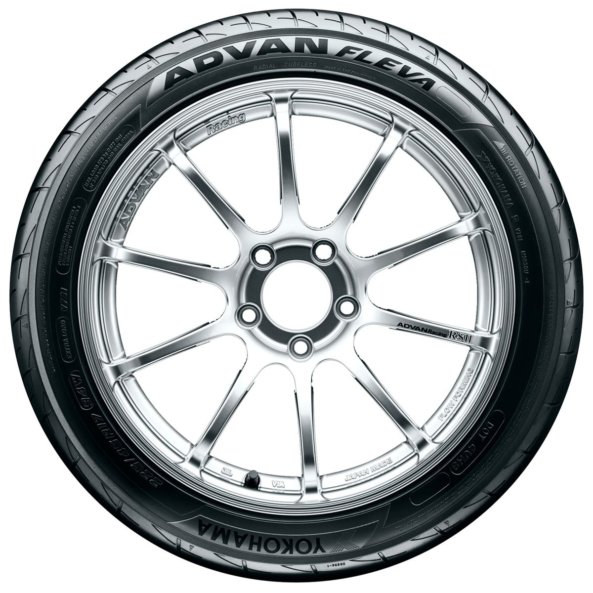 YOKOHAMA - LLANTA 25535R18 94W ADVAN Fleva V701 TL XL