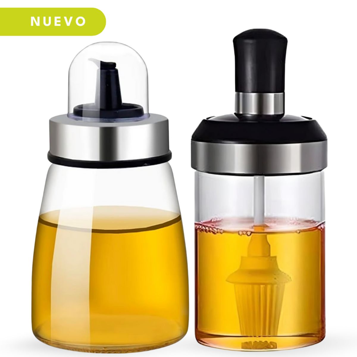MINARI - Set X2 Aceitero Dispensador de Aceite Vinagre CBA10