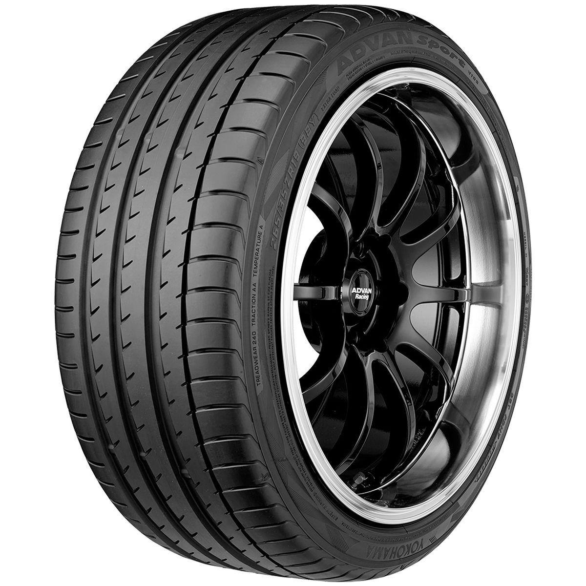 YOKOHAMA - LLANTA 27535R19 96Y YOKOHAMA ADVAN Sport V105 ZPS TL RUNFLAT