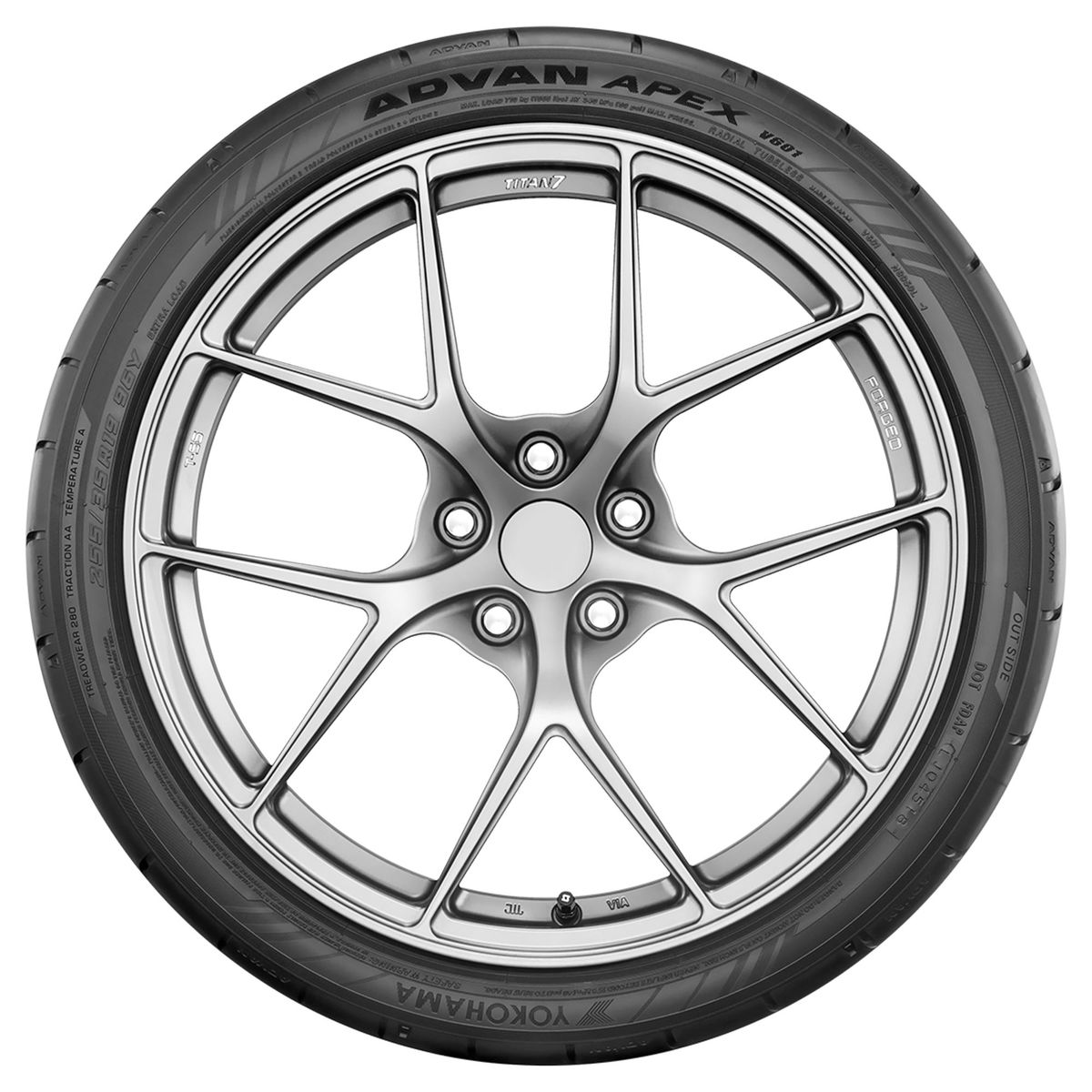 YOKOHAMA - LLANTA 23540R18 91W ADVAN Apex V601A TL