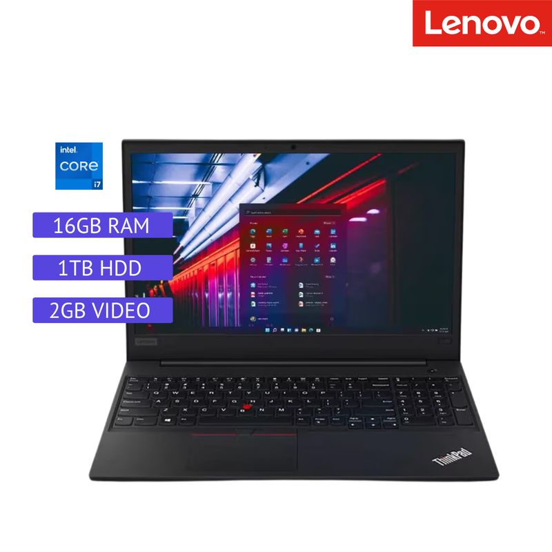 LENOVO - Laptop Reacondicionada Lenovo Thinkpad E590- I7 - 16GB RAM - 1TB HDD - Negro