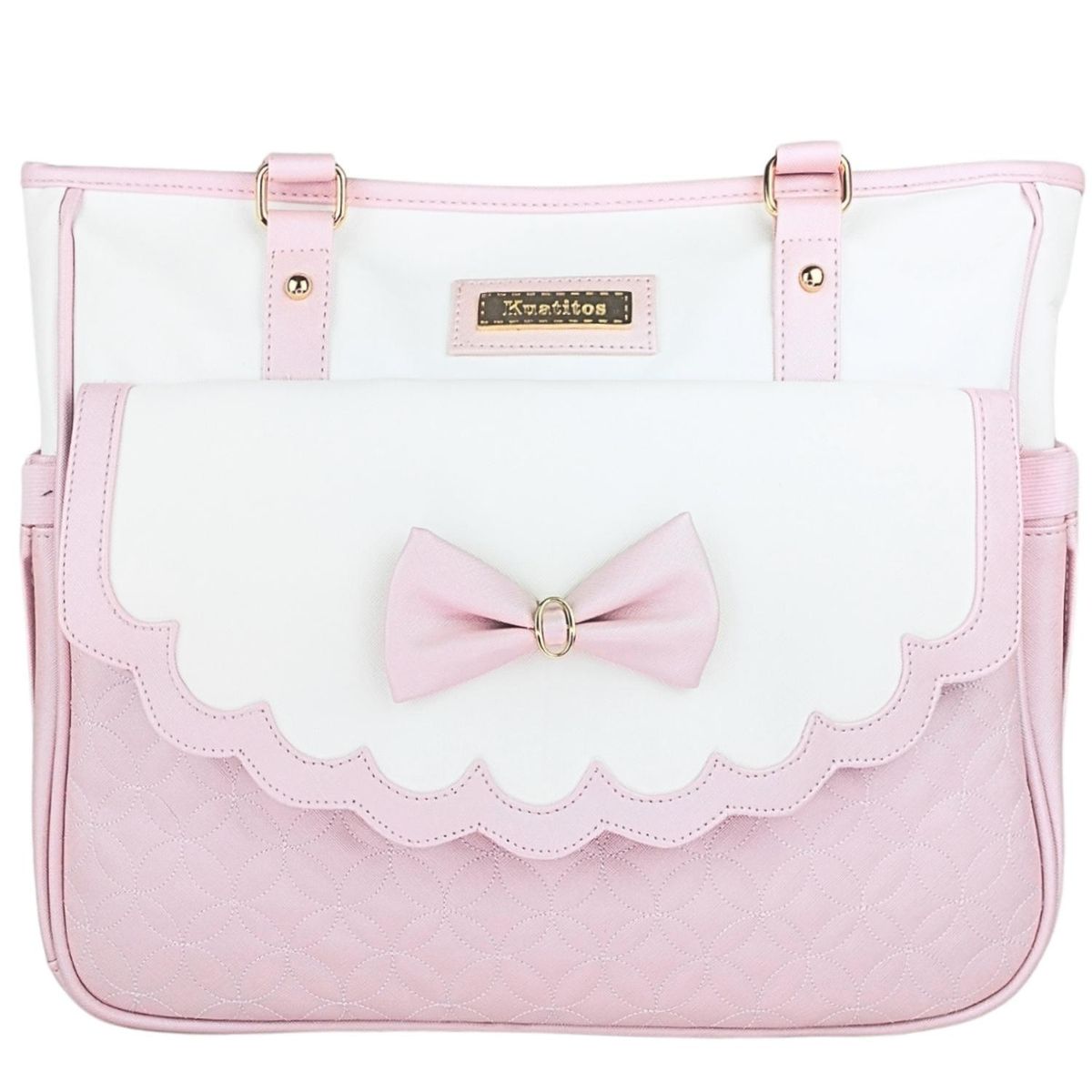 GENERICO - Bolso Pañalera Nancy - Rosado